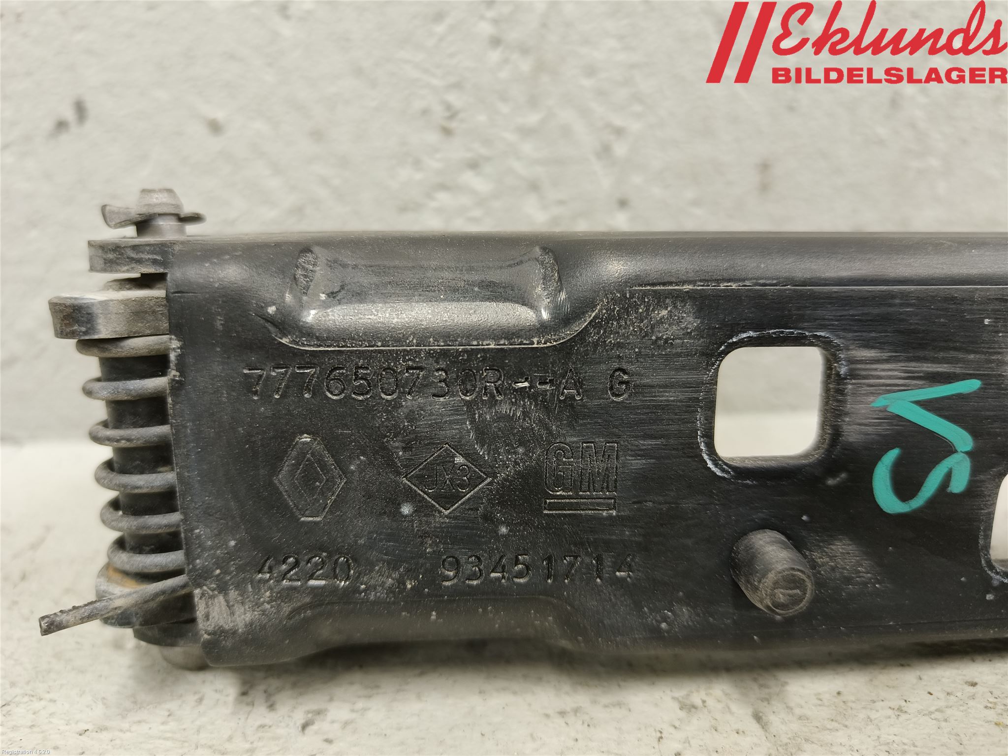 Renault TRAFIC/E-TECH 15- Skjutdörr Gångjärn-Rullar