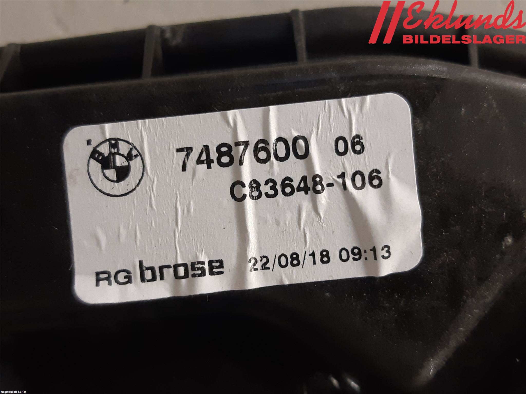 BMW X3 G01 18- Fönsterhiss El Kompl