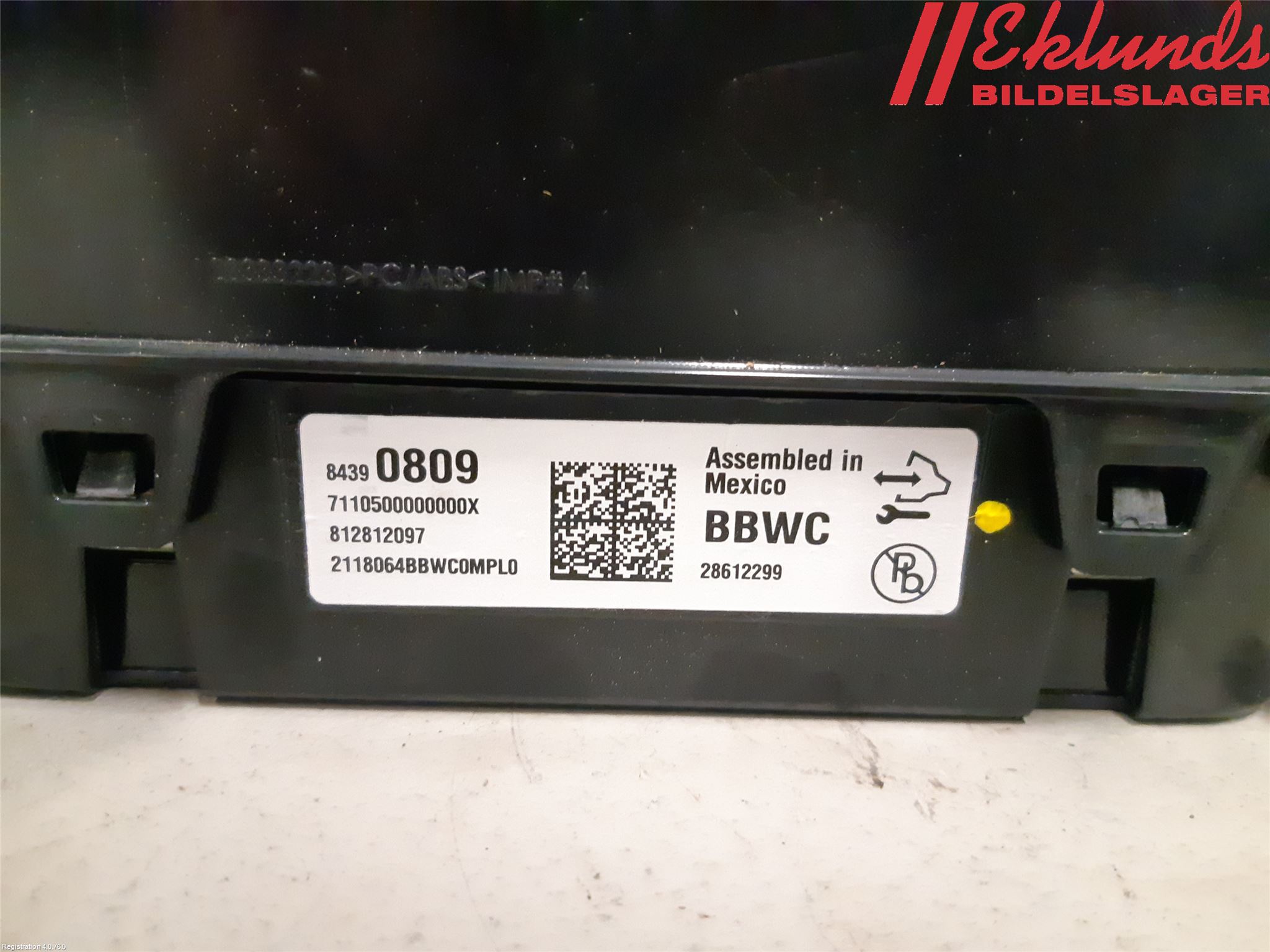 Chevrolet SILVERADO PICKUP Instrument Komb