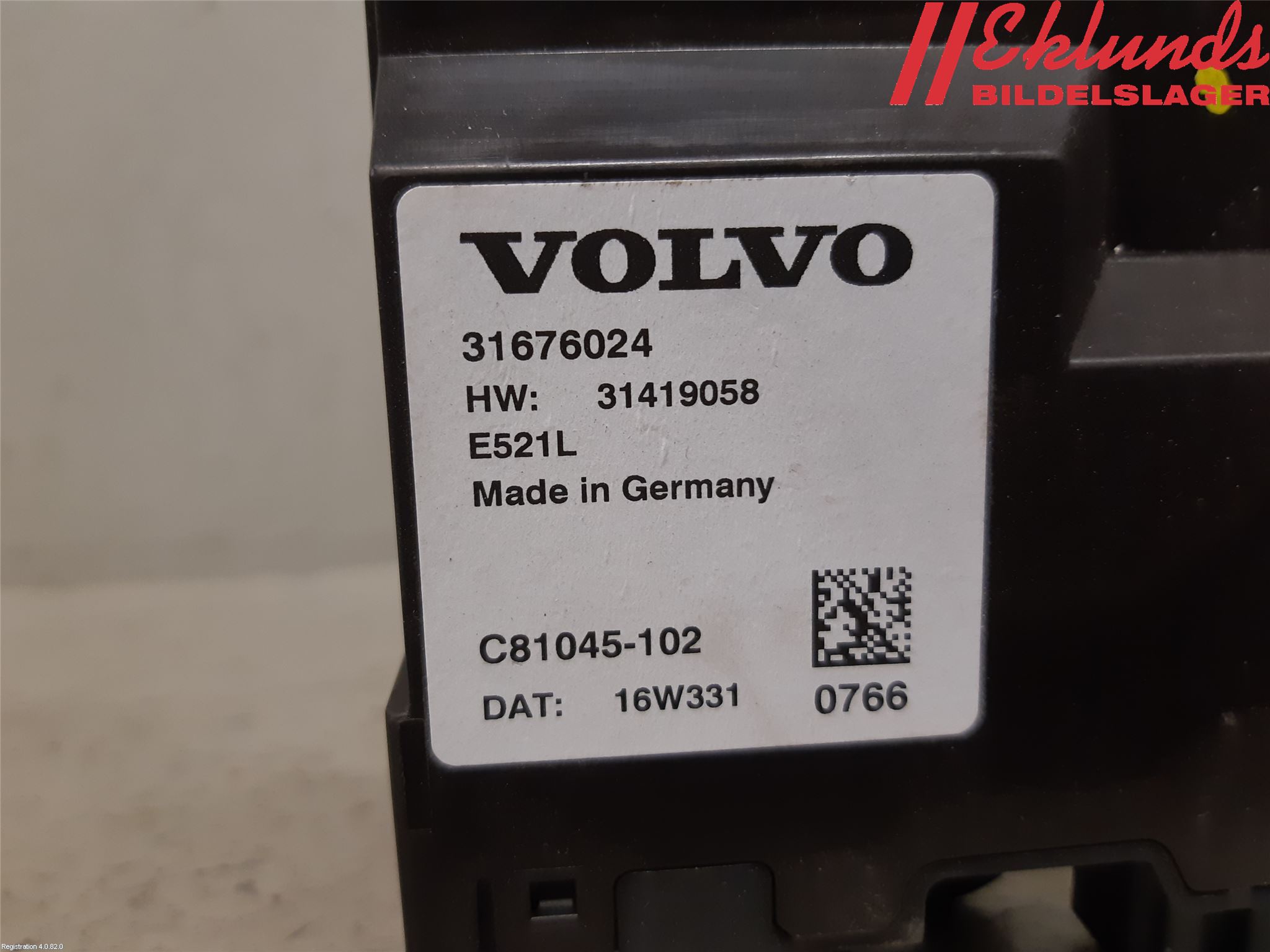 Volvo V90 17->> Styrenhet Baklucka