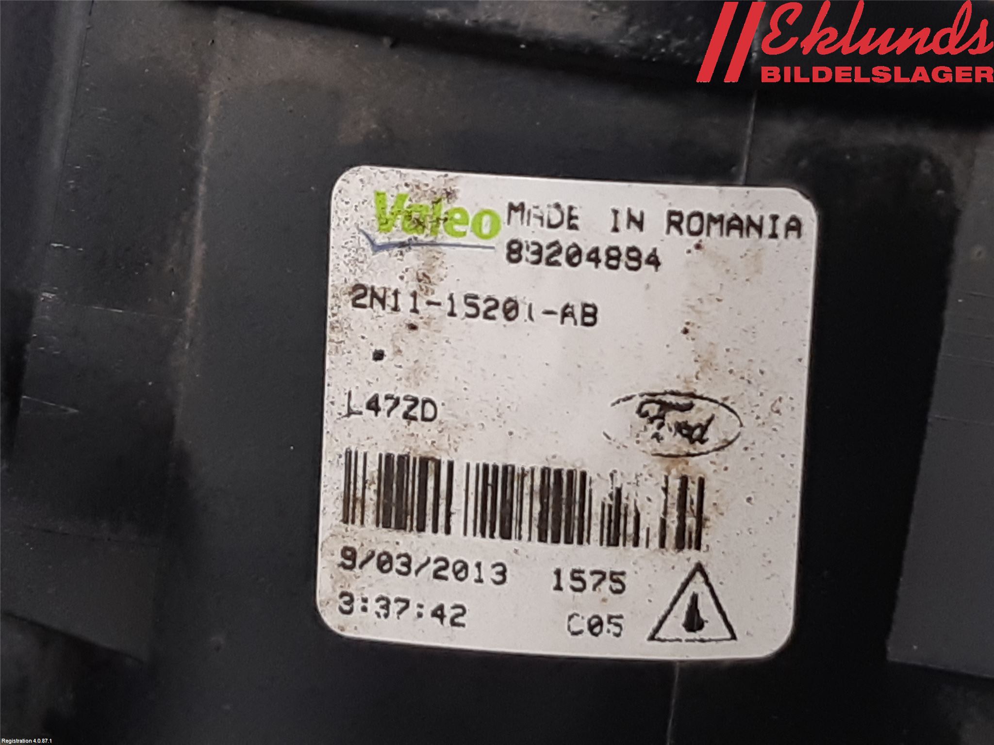 Ford FOCUS 11-14 Dimljus-Varselljus Fram