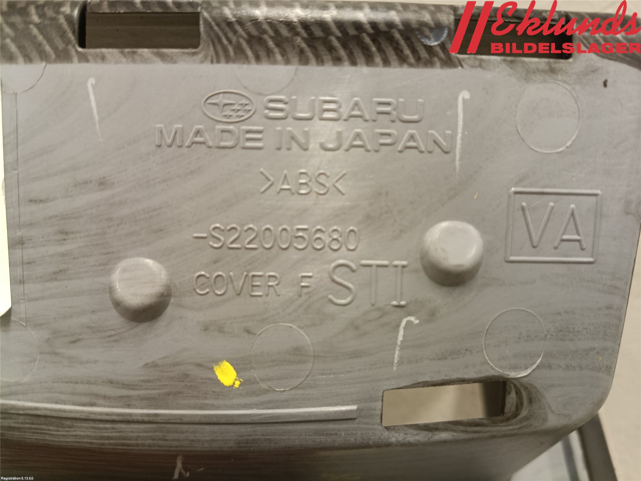Subaru WRX STI Inredning Sarg Växelspak