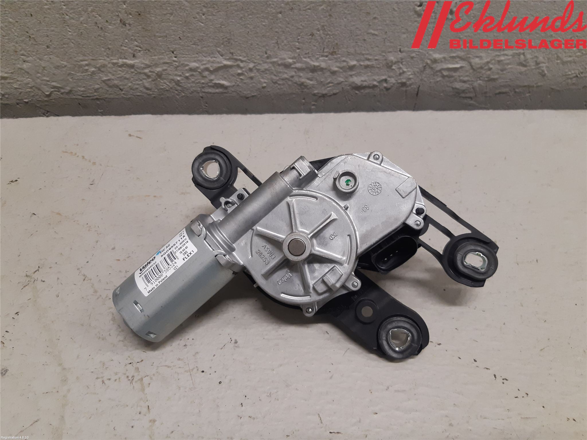 Volkswagen VW PASSAT 15-19 Torkarmotor Baklucka