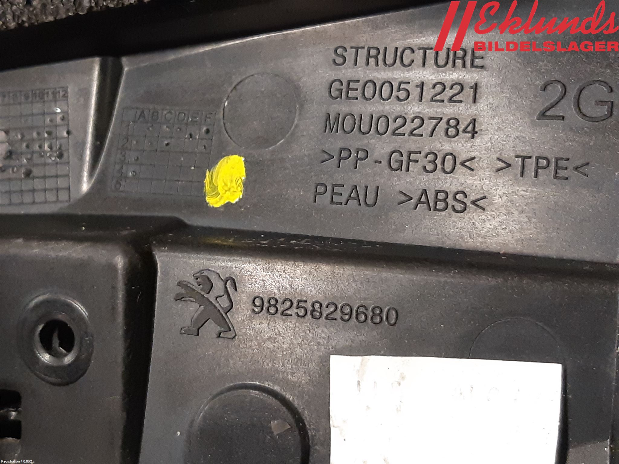 Peugeot 2008/E-2008 20- Spoiler Baklucka