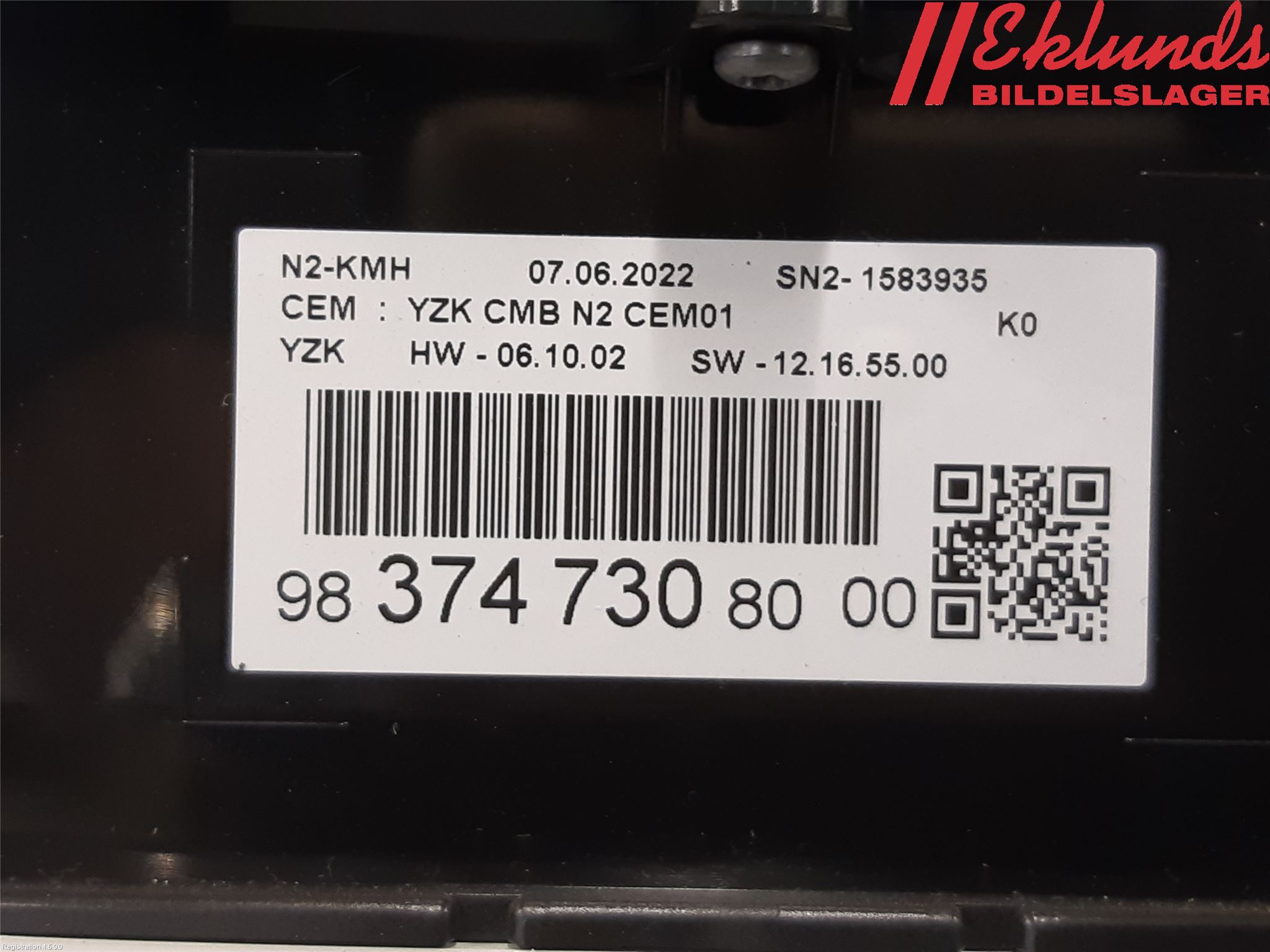 Citroen JUMPY/E-JUMPY 16- Instrument Komb