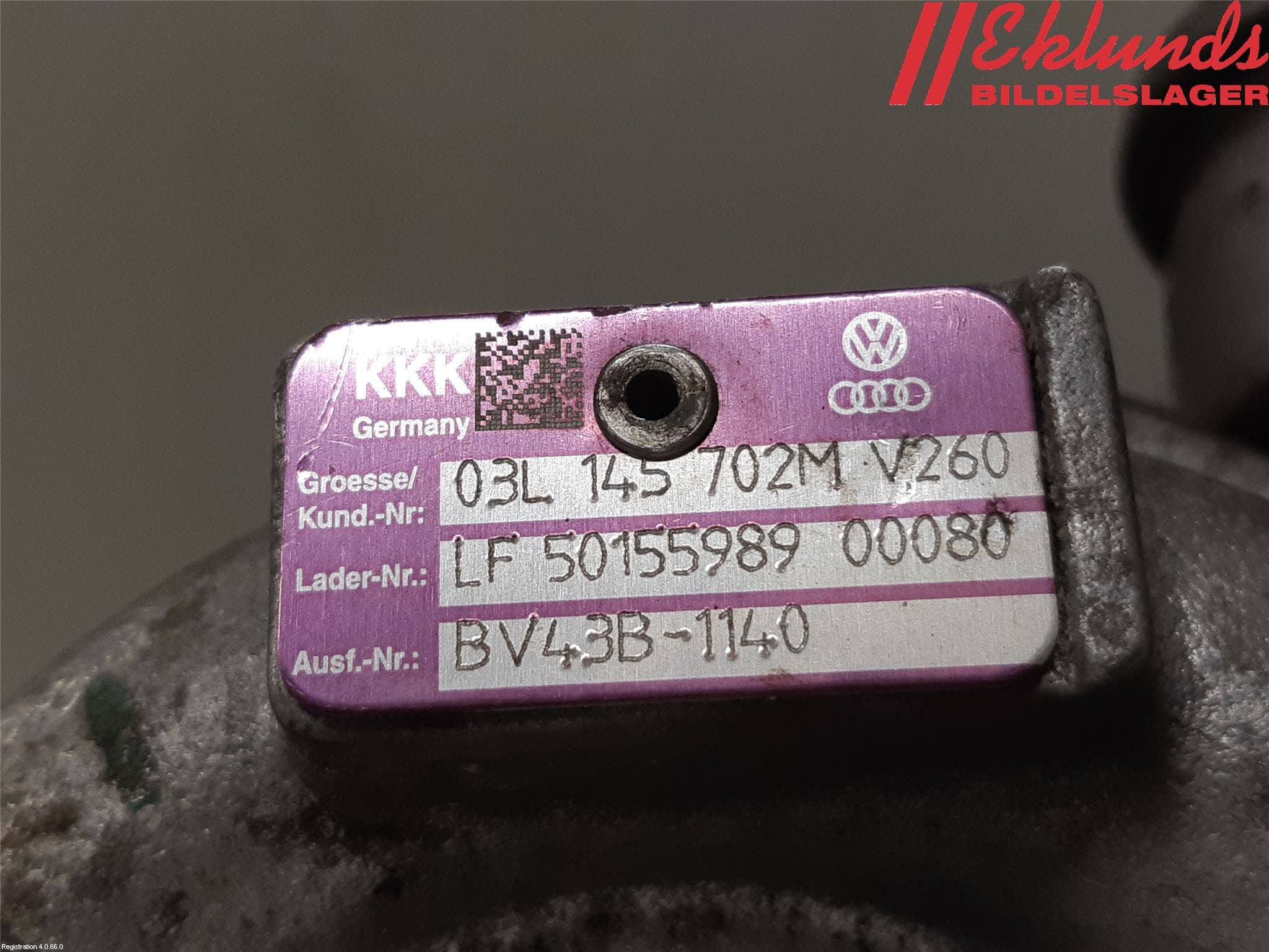 Seat EXEO Turboaggregat