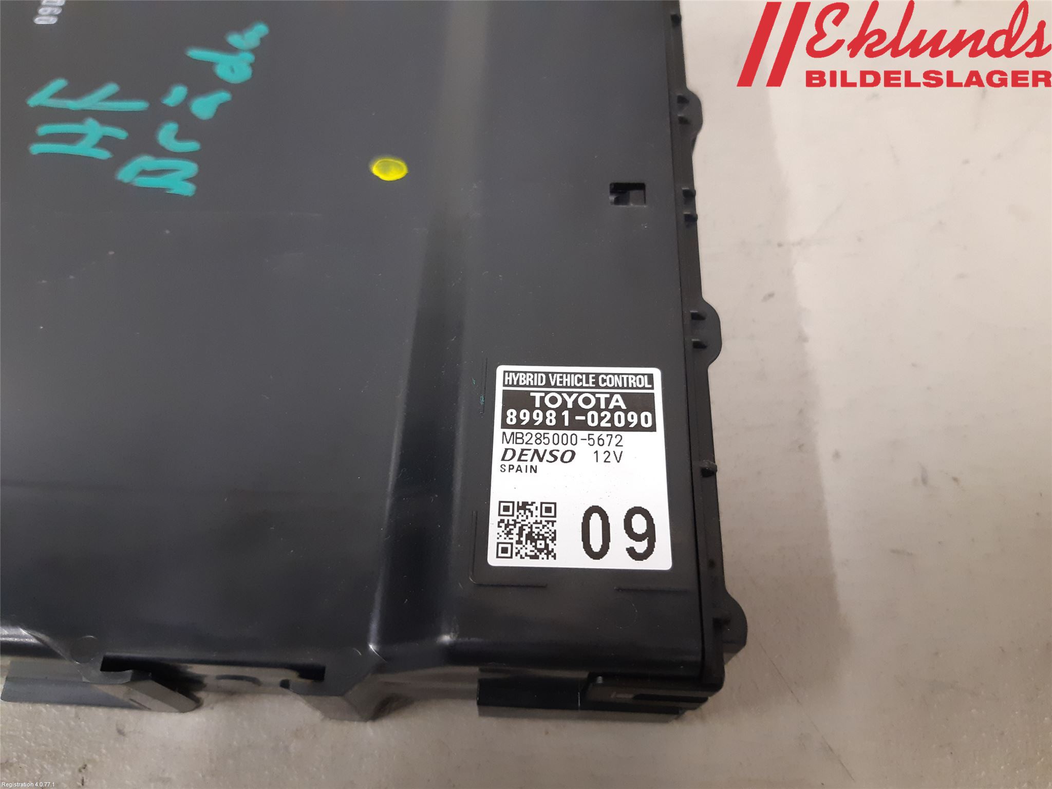 Toyota COROLLA 19- Styrenhet Övrigt