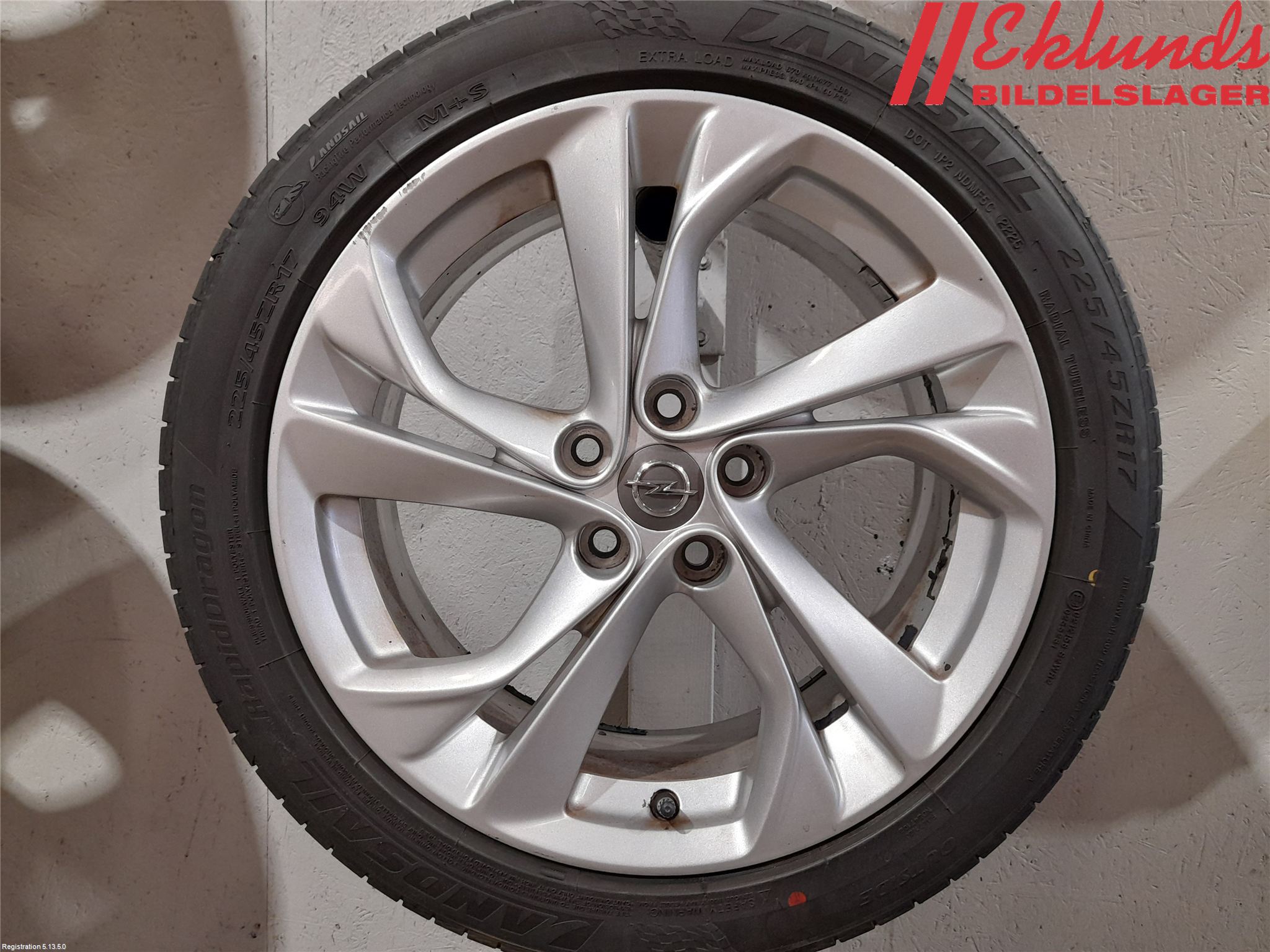 Opel ASTRA K 16-22 Sommardäck Alumfälg 4St