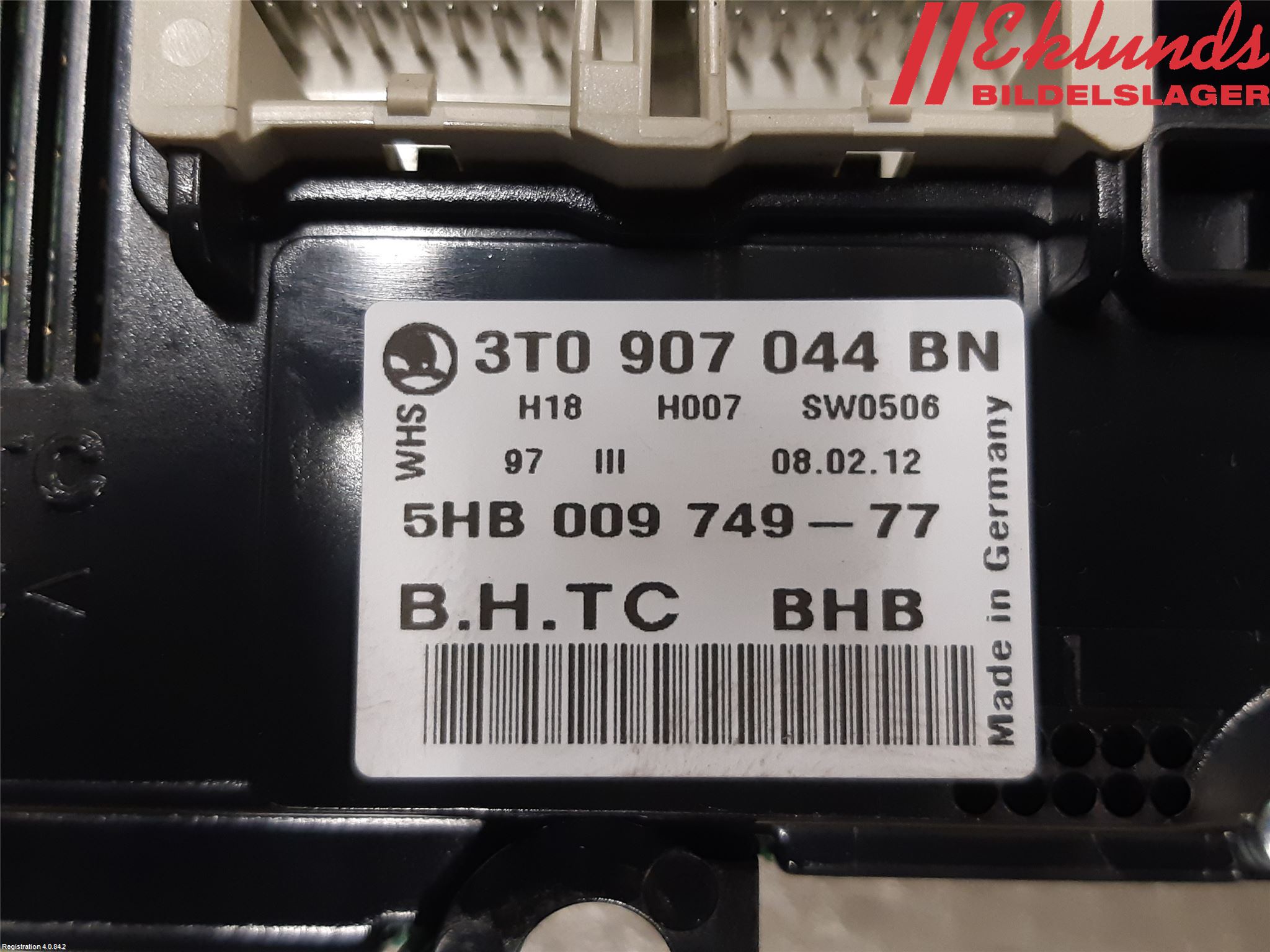 Skoda YETI Ac Styrenhet Ac Manöveren