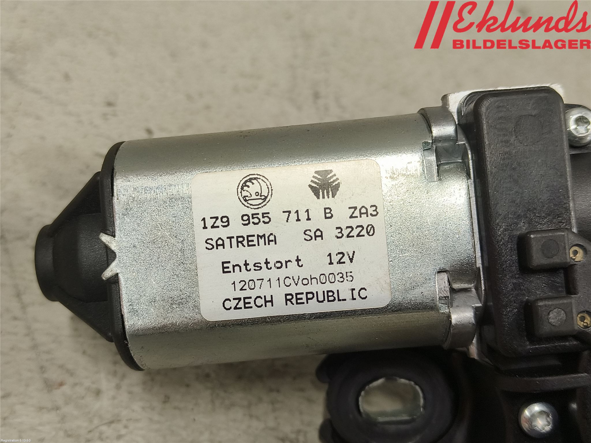Skoda OCTAVIA (1Z) 05-13 Torkarmotor Baklucka