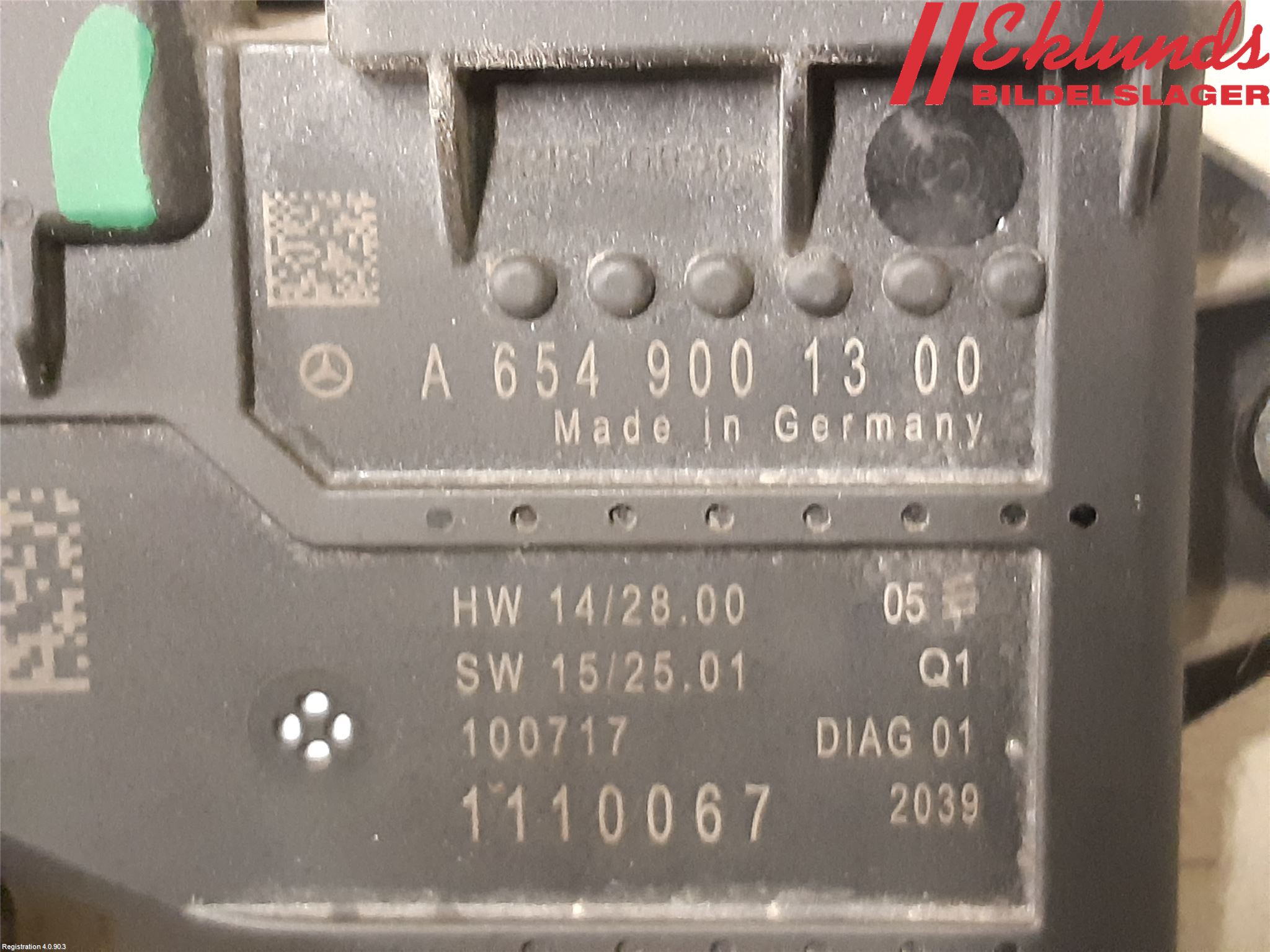 Mercedes-Benz MB E-KLASS (W213) 16-23 Relä Glödning Diesel