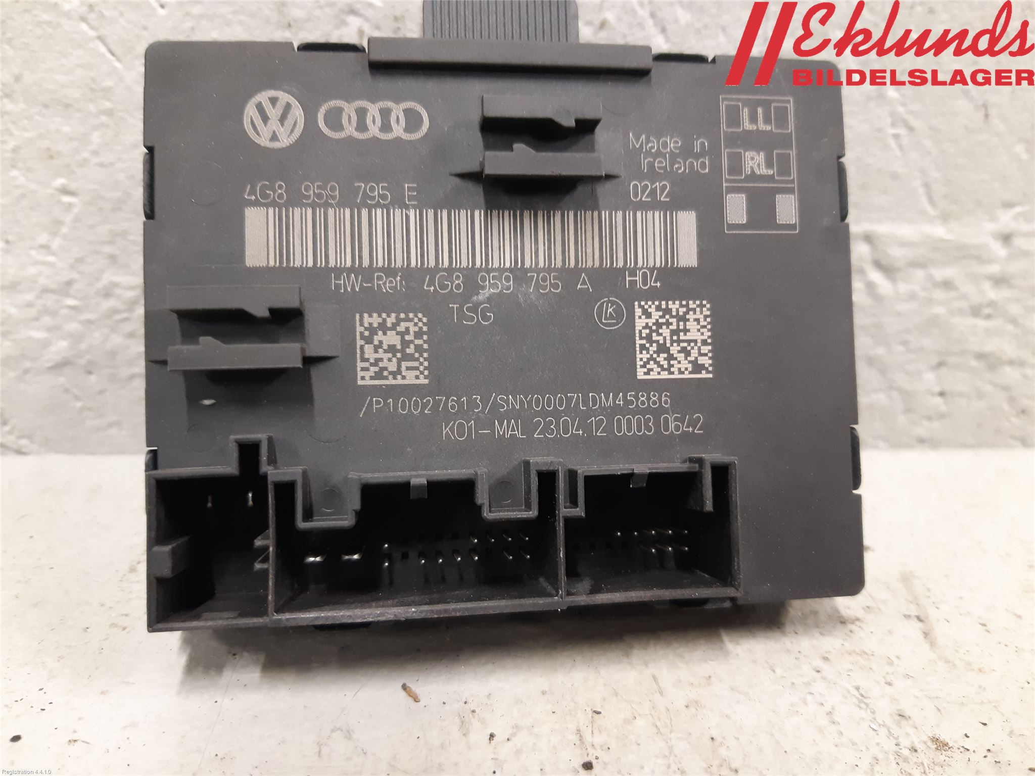 Audi A6/S6 4G 11-18 Styrenhet Dörr