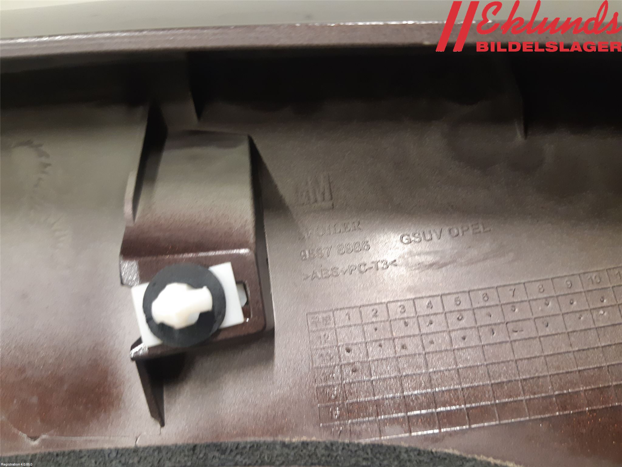 Opel MOKKA 13-20 Spoiler Baklucka