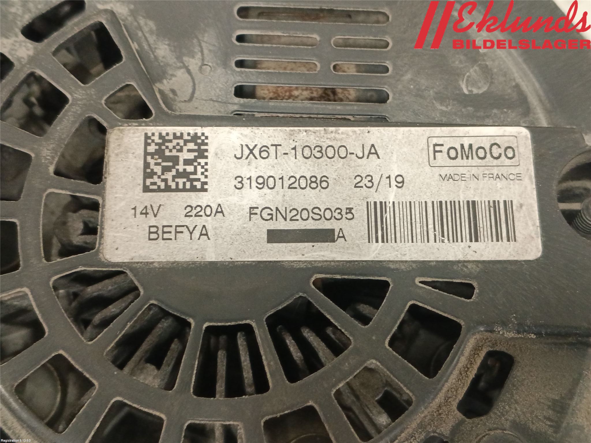 Ford TRANSIT/TOURNEO CONNECT 13-22 Generator