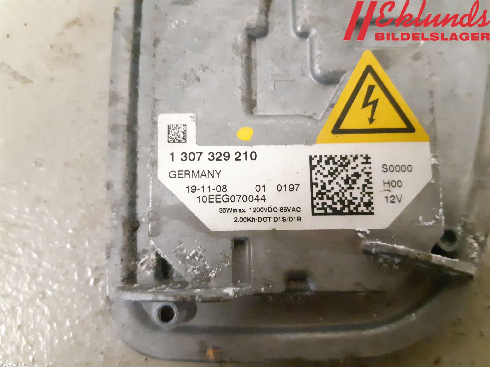 Volvo V50 08-12 Styrenhet Strålkastare