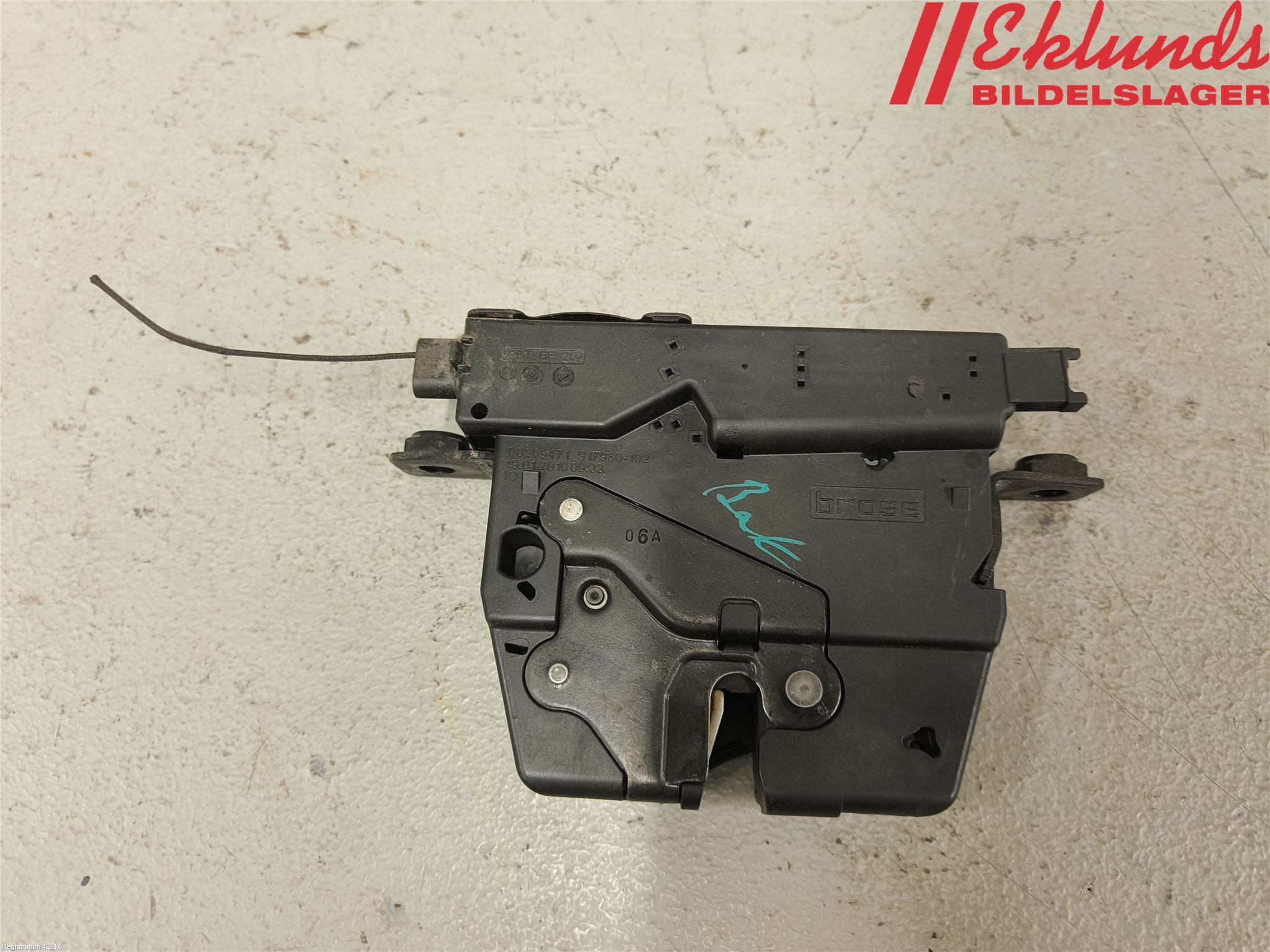 BMW 5 F10/F11/F18 09-17 Låskista Baklucka