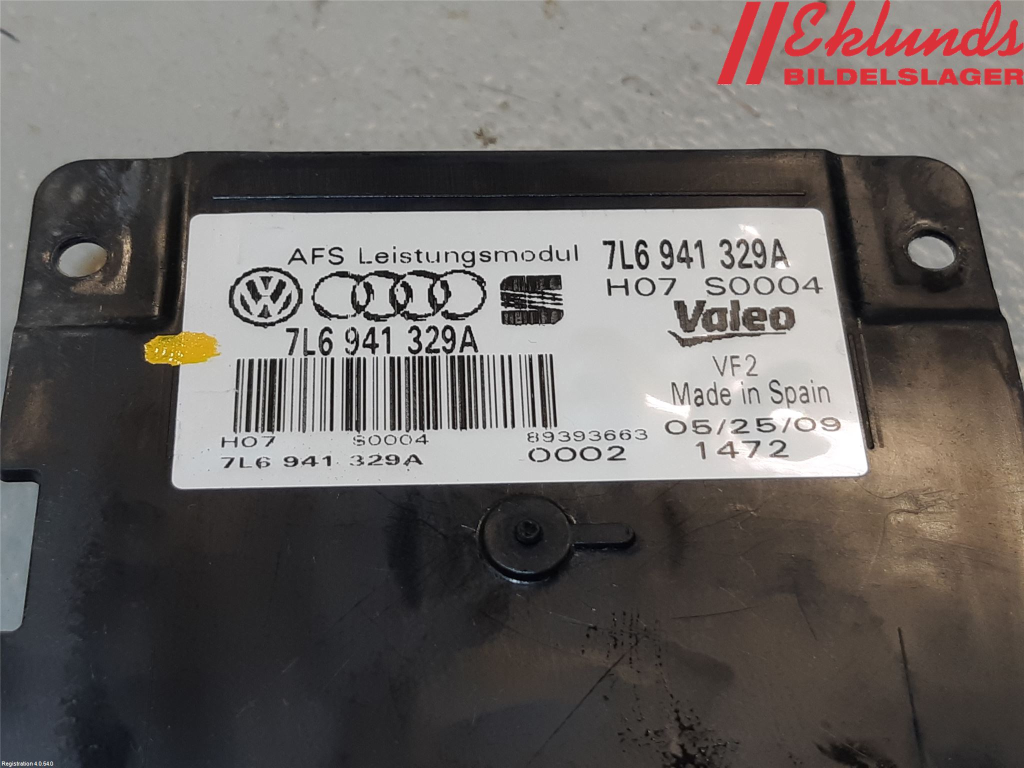 Volkswagen VW PASSAT 05-11 Styrenhet Strålkastare