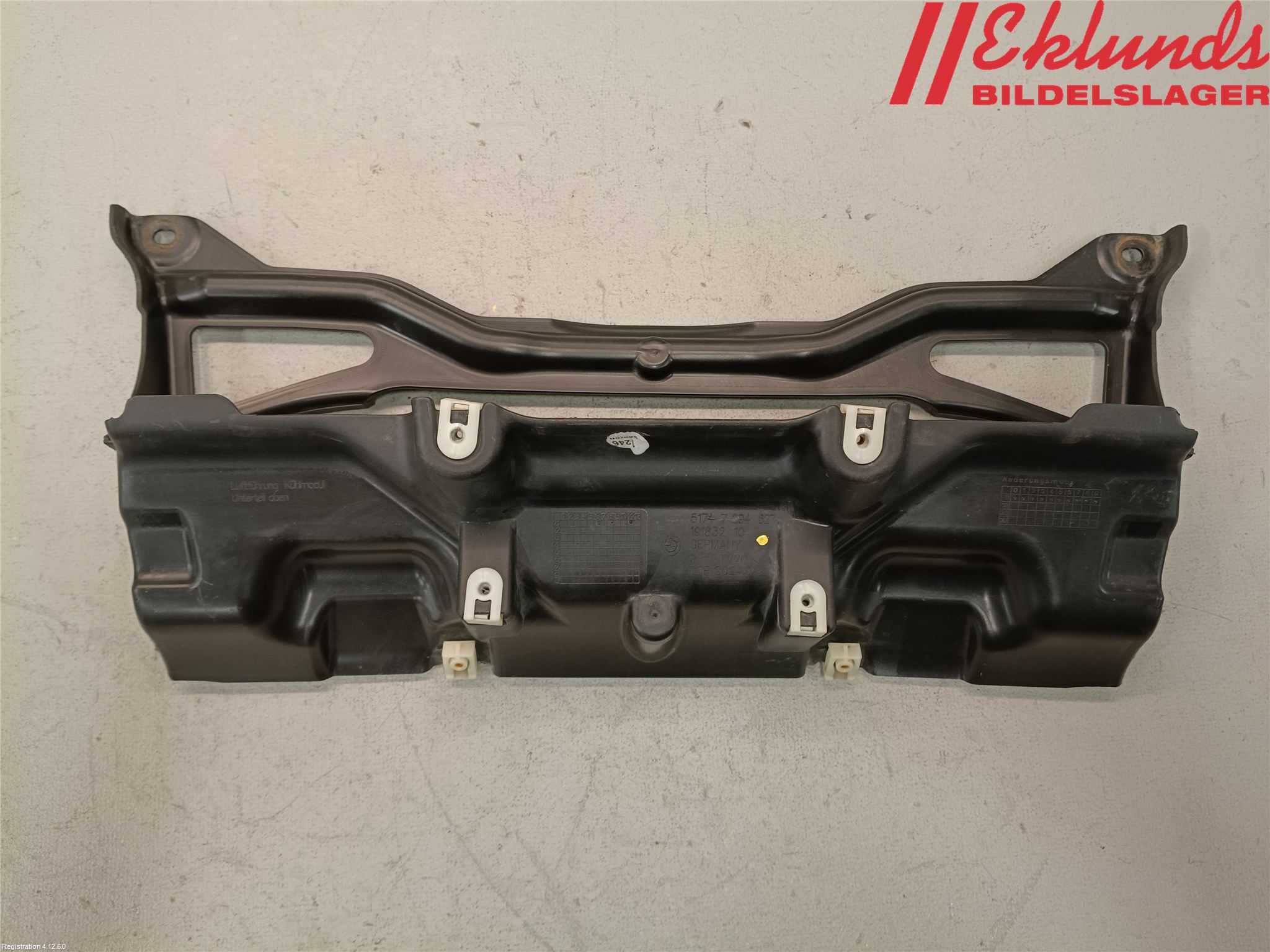 BMW i3 I01 13-22 Deflektor Plåt-Plast Kylning