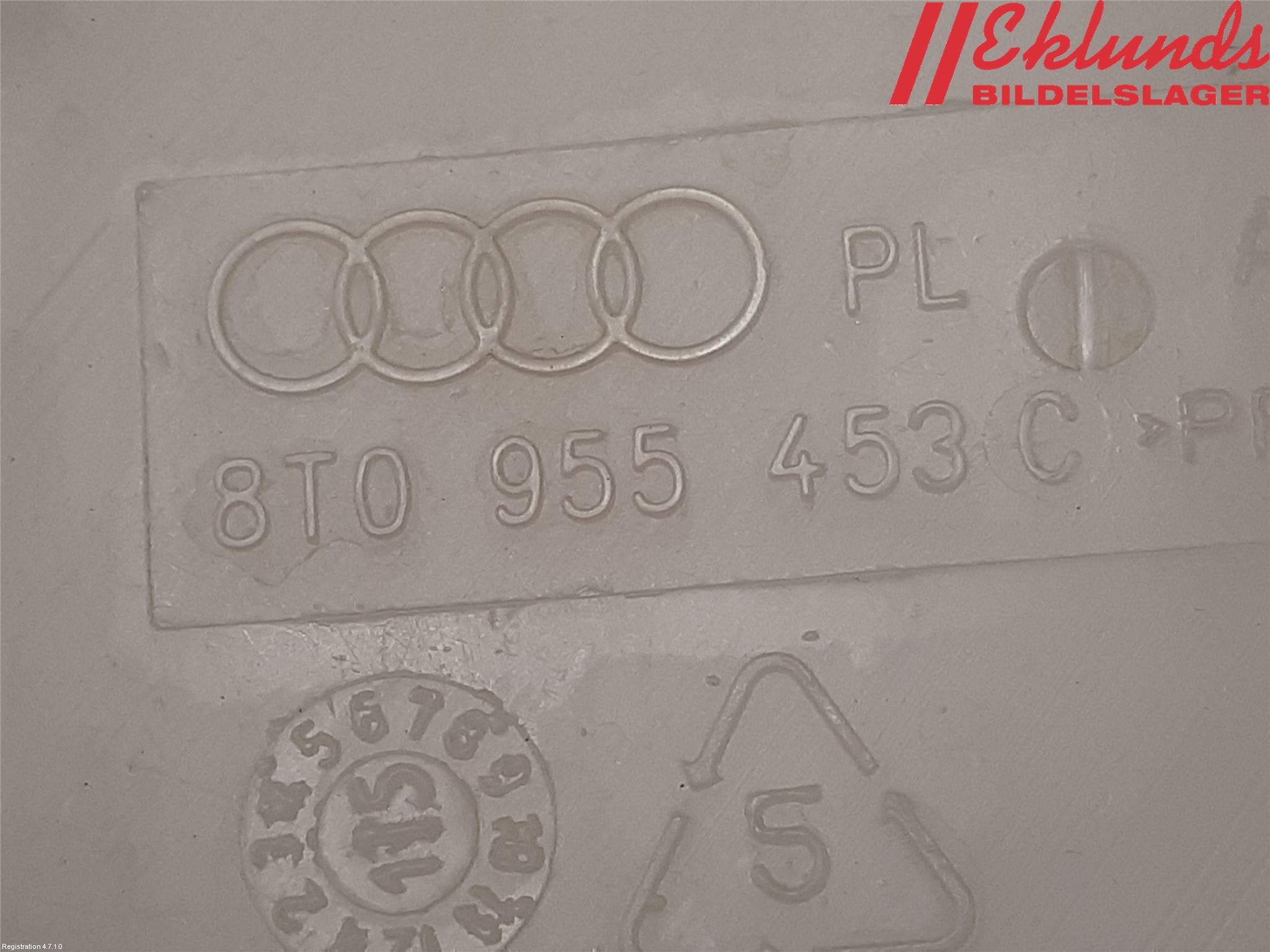 Audi A5 07-16 Spolartank Vindruta-Strål