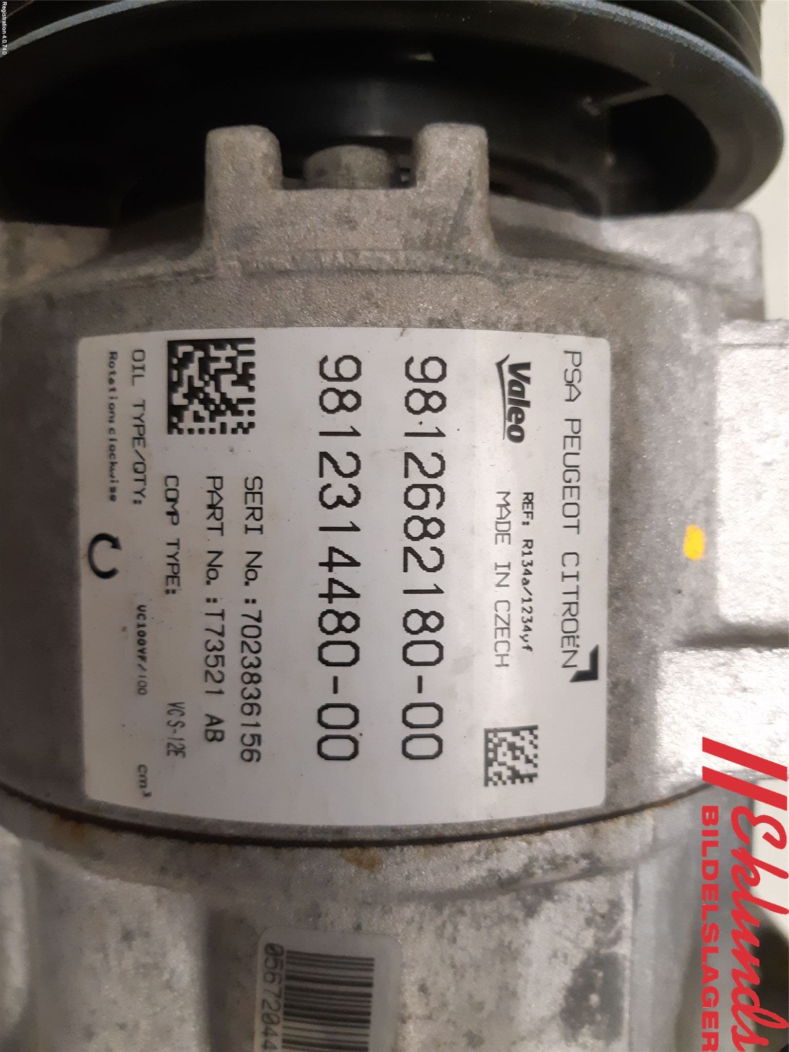 Peugeot 3008 17-24 Ac Kompressor