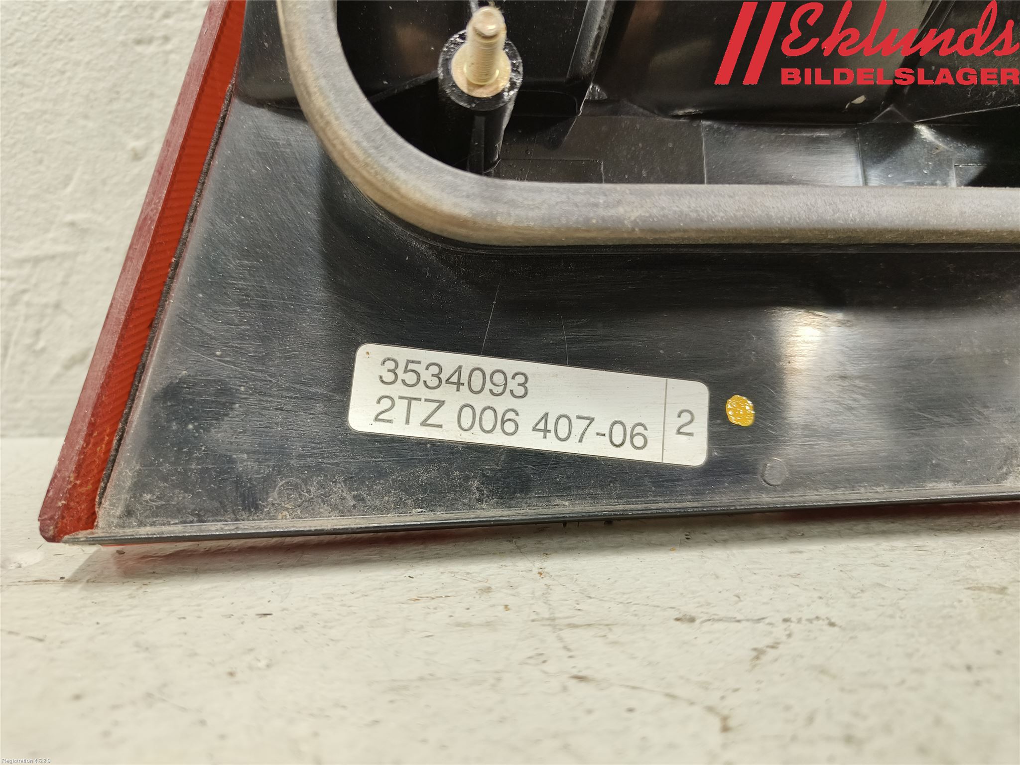 Volvo 940 91-98 Bakljus Lucka Hö