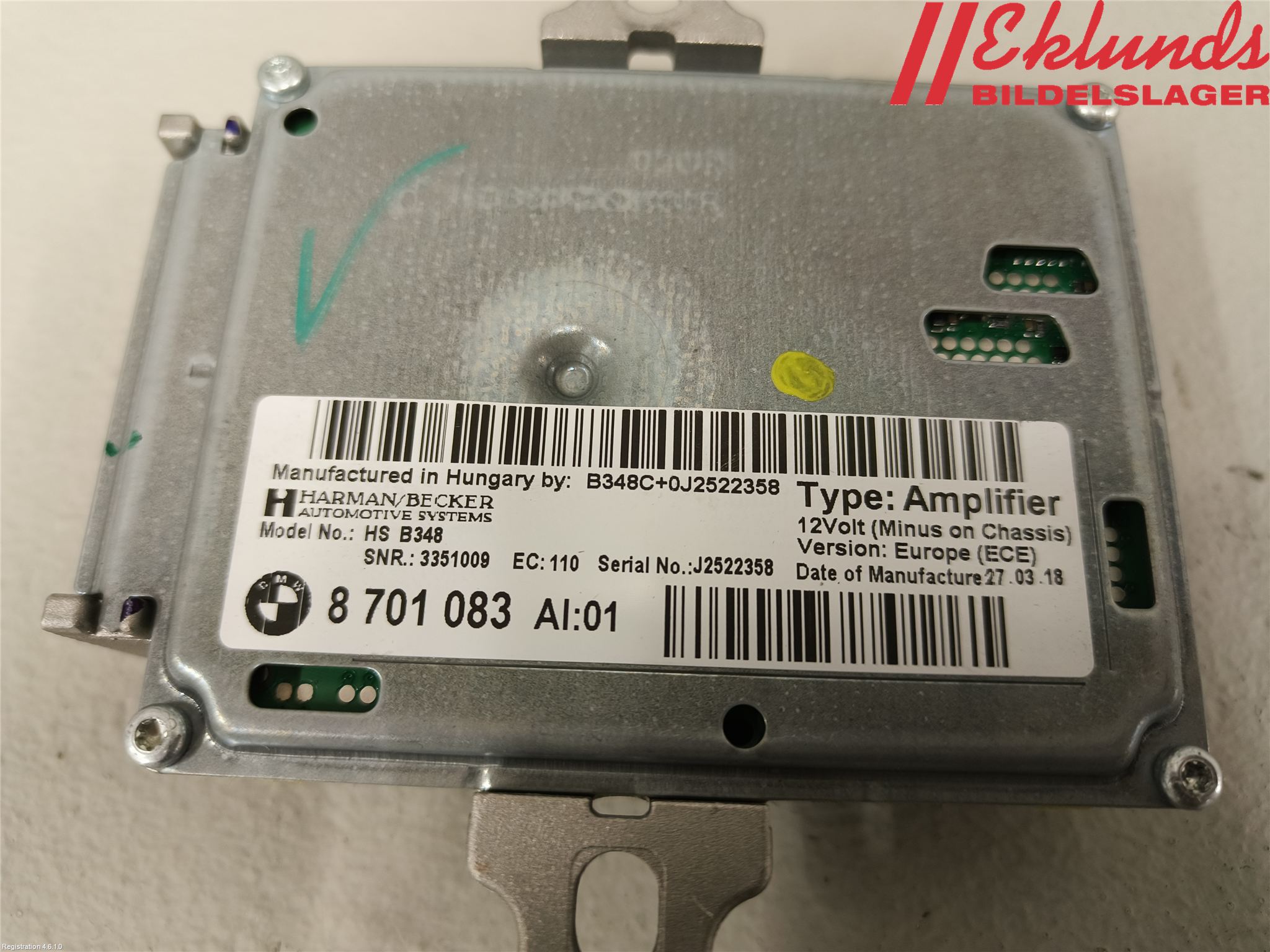 BMW 5 G30/G31/F90 17-23 Radio Övrigt