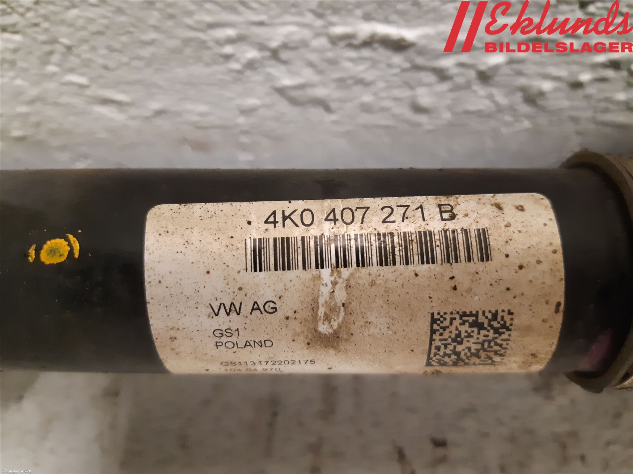 Audi A6 F2/C8 19- Drivaxel Fram Vänster