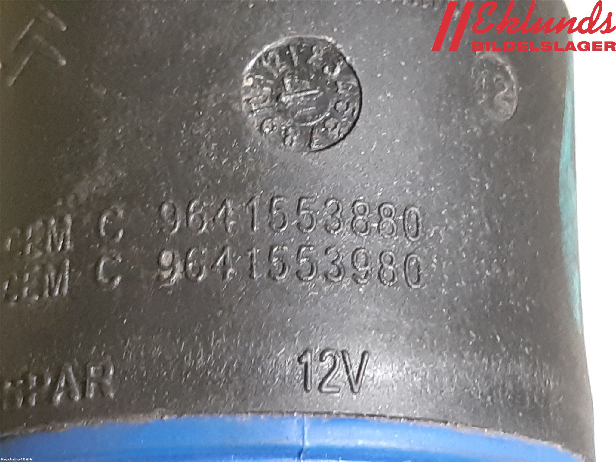 Renault CLIO IV 16-19 Spolarpump Vindruta