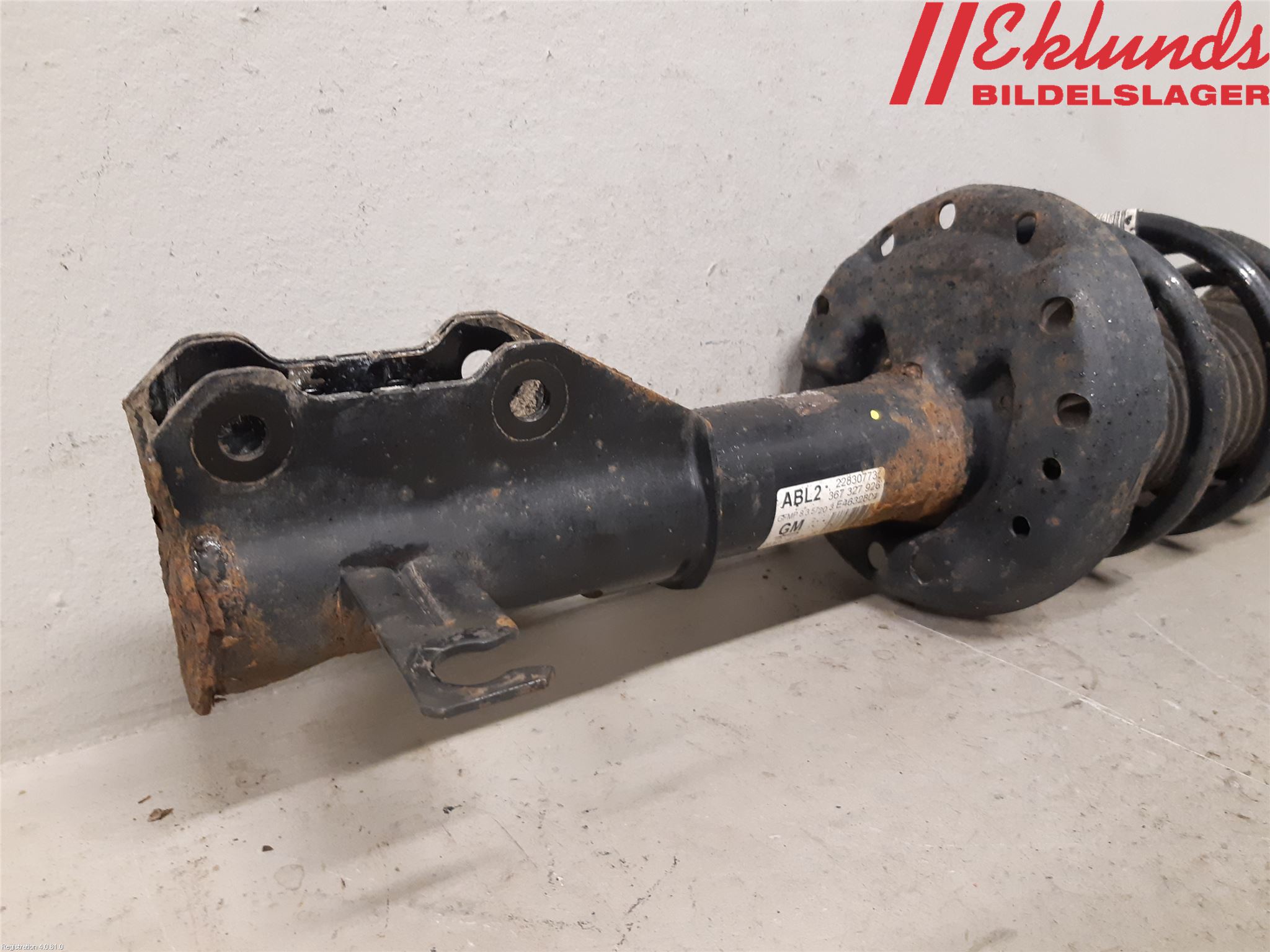 Opel INSIGNIA 09-16 Fjäderben Fram Höger