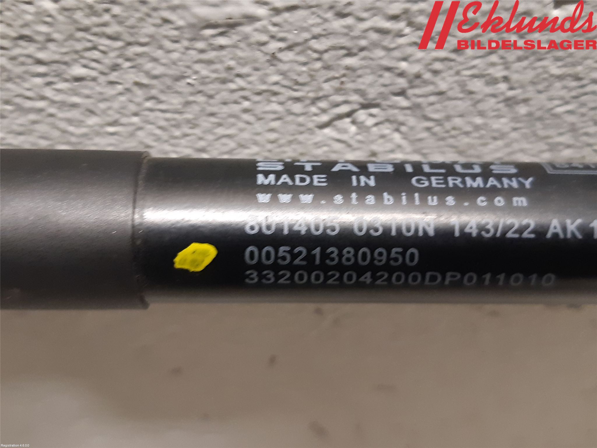 Fiat 500e 20- Gasfjäder Motorhuv