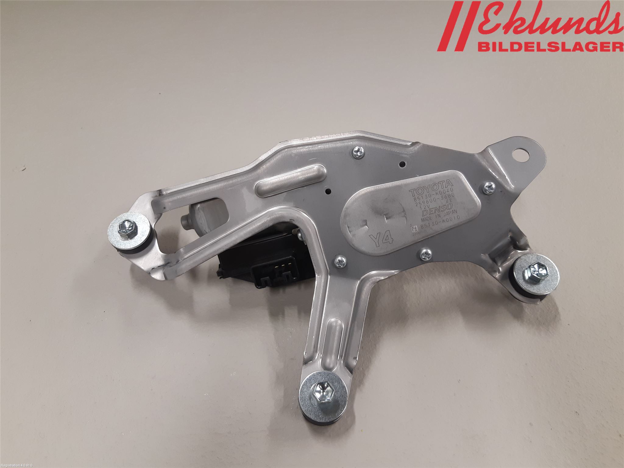 Toyota YARIS XP21 20- Torkarmotor Baklucka