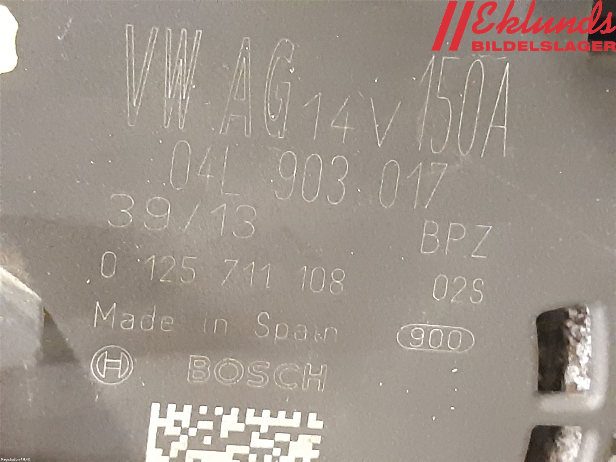 Audi A5 07-16 Generator