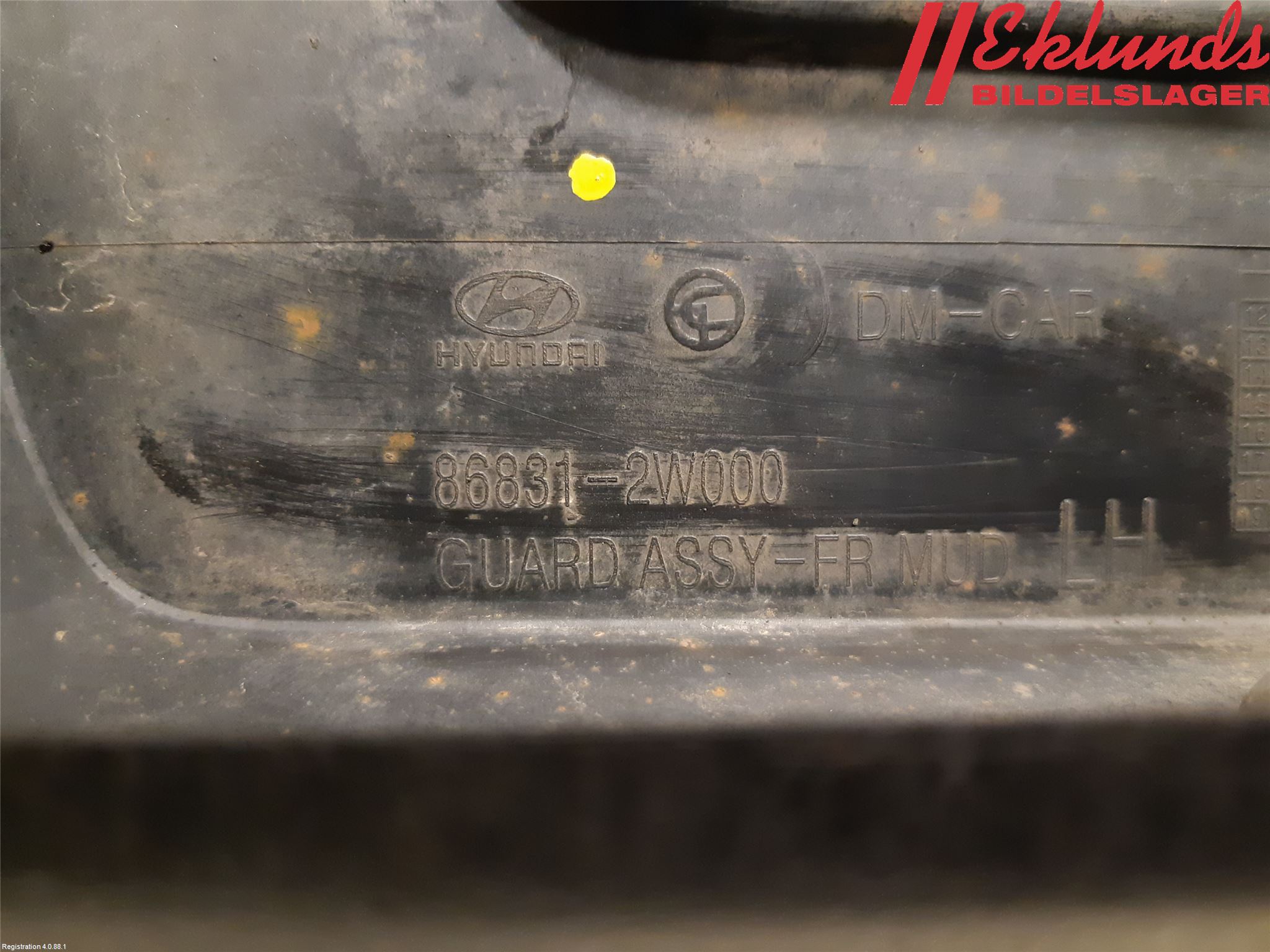 Hyundai SANTA FE 13-18 Stänkskydd