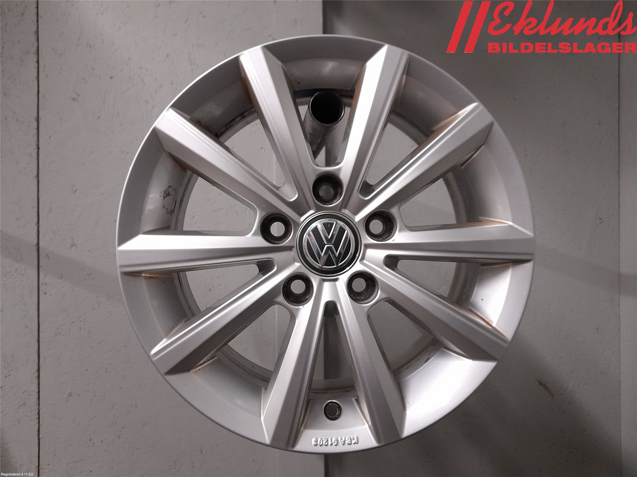 Volkswagen VW GOLF / E-GOLF VII 13-20 Fälgsats Aluminium