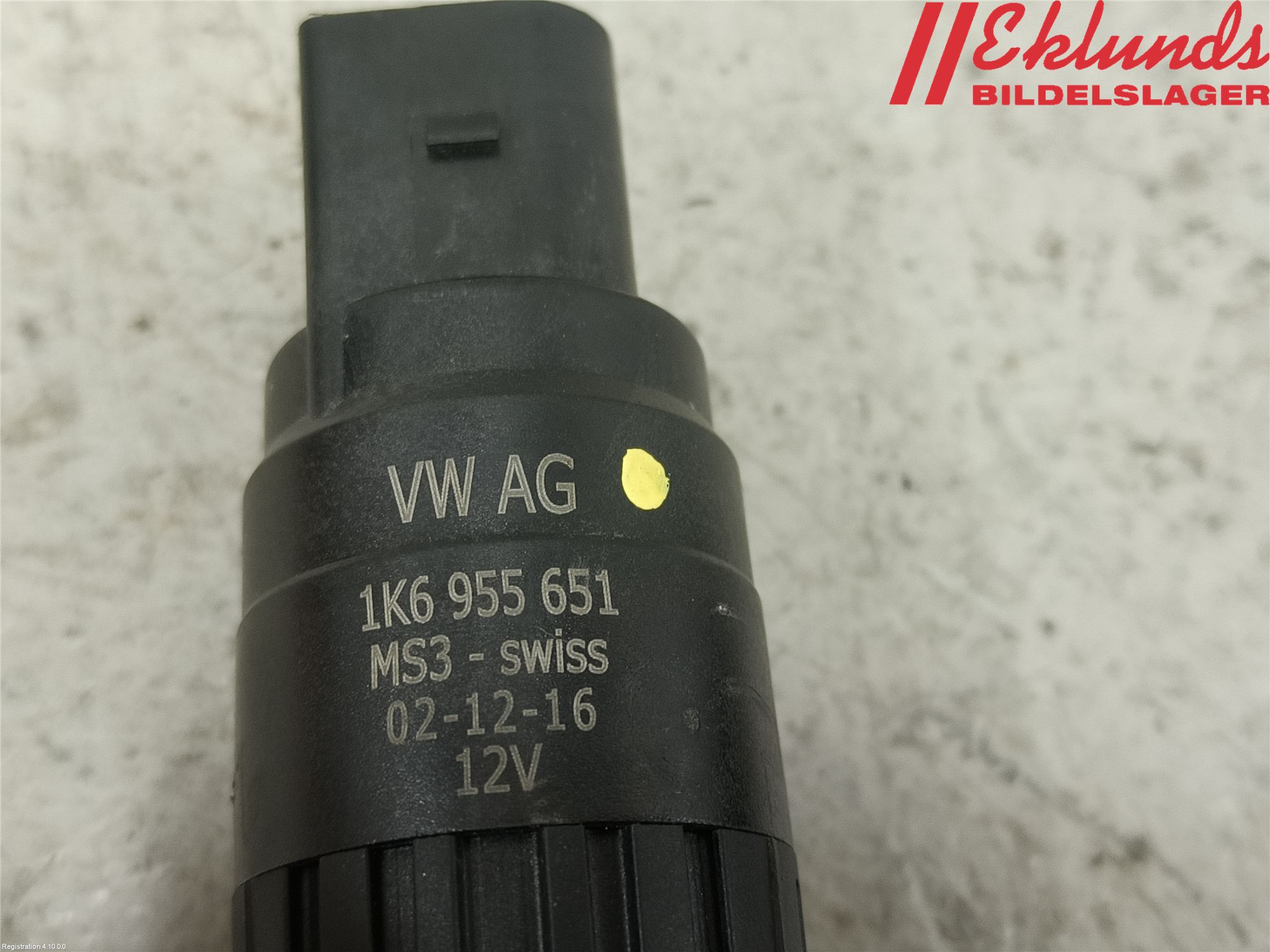 Skoda FABIA 15-21 Spolarpump Vindruta