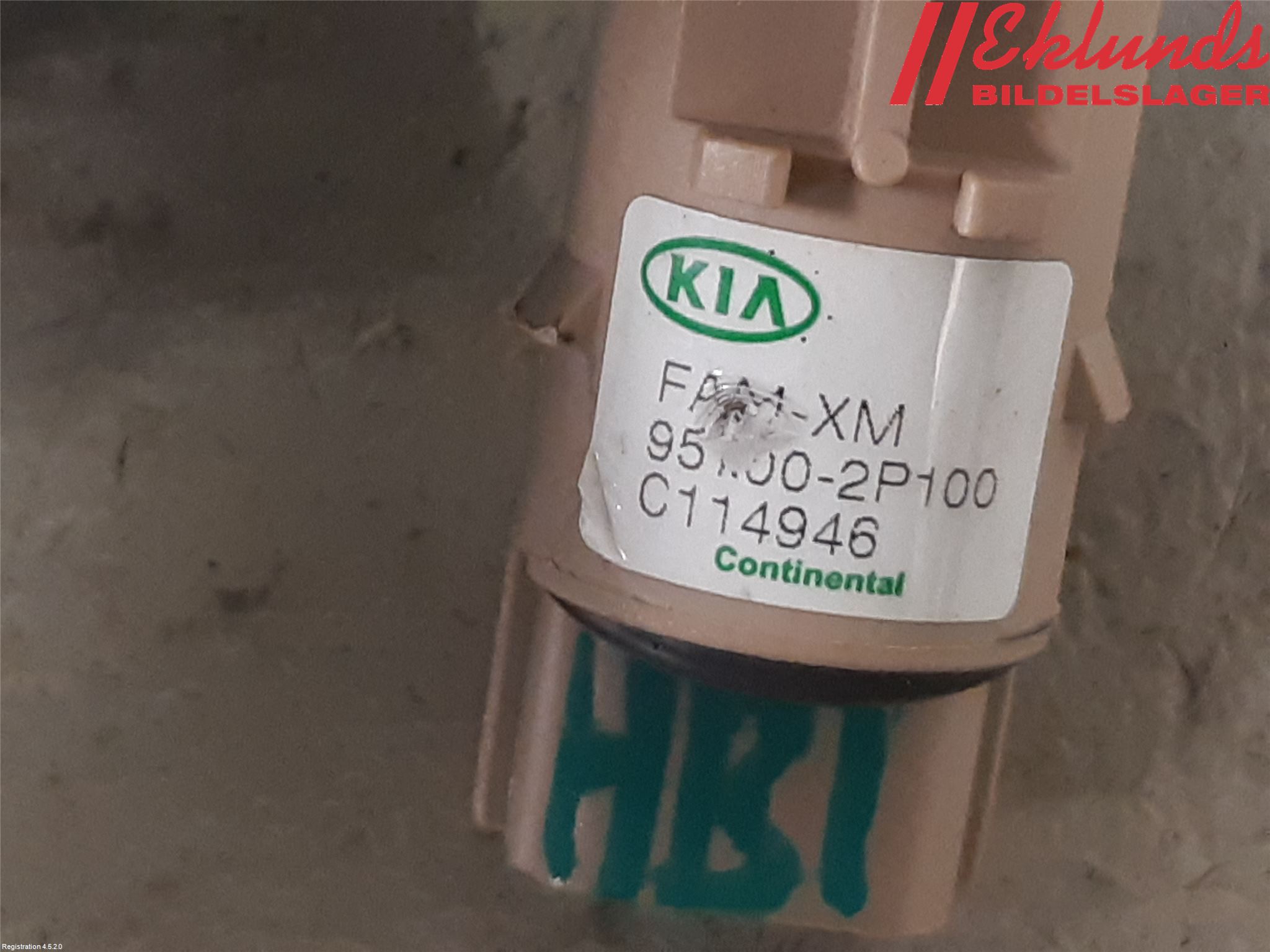 Kia SORENTO 10-14 Parkeringshjälp Backsensor