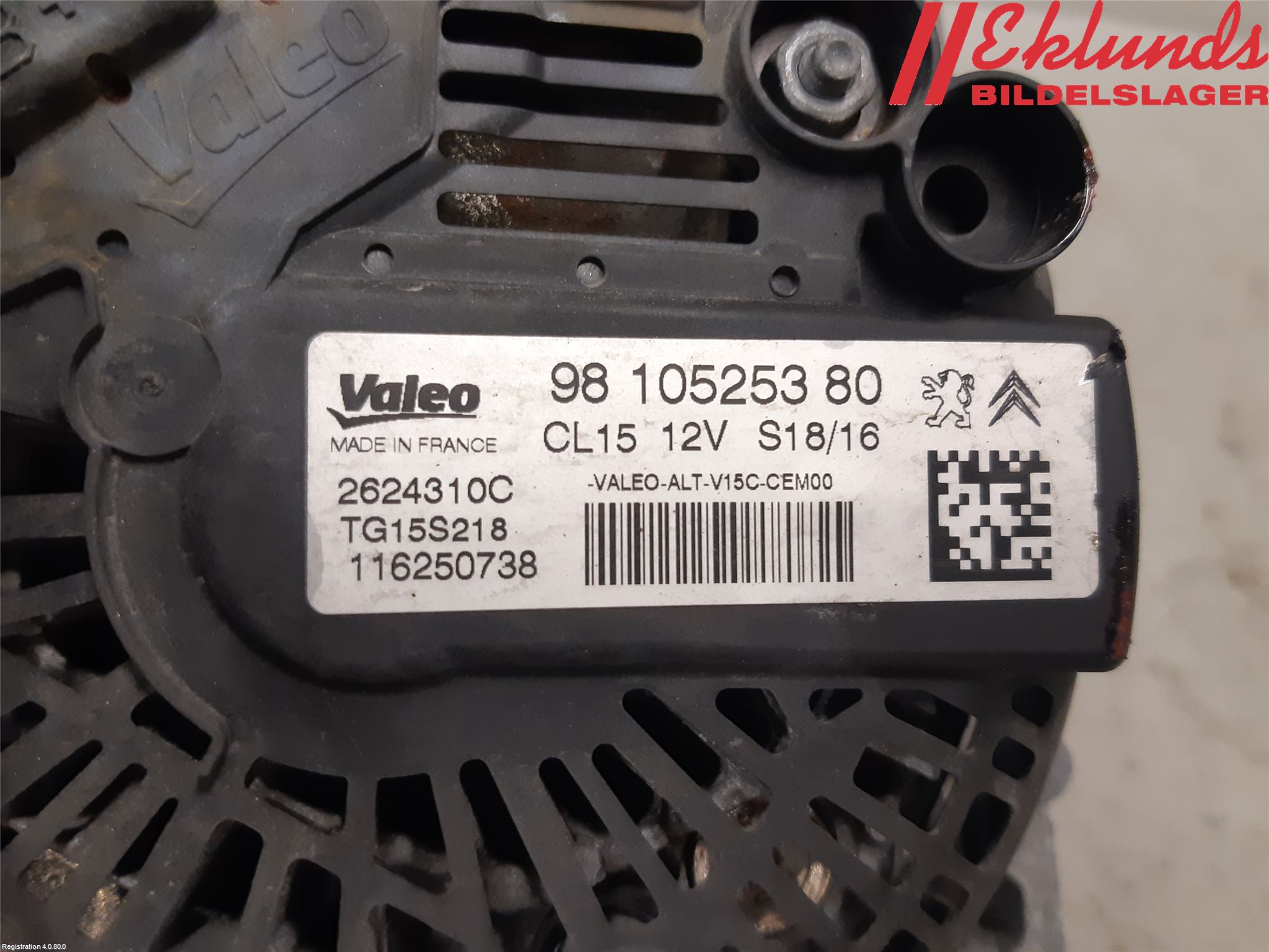 Citroen C3 10-17 Generator