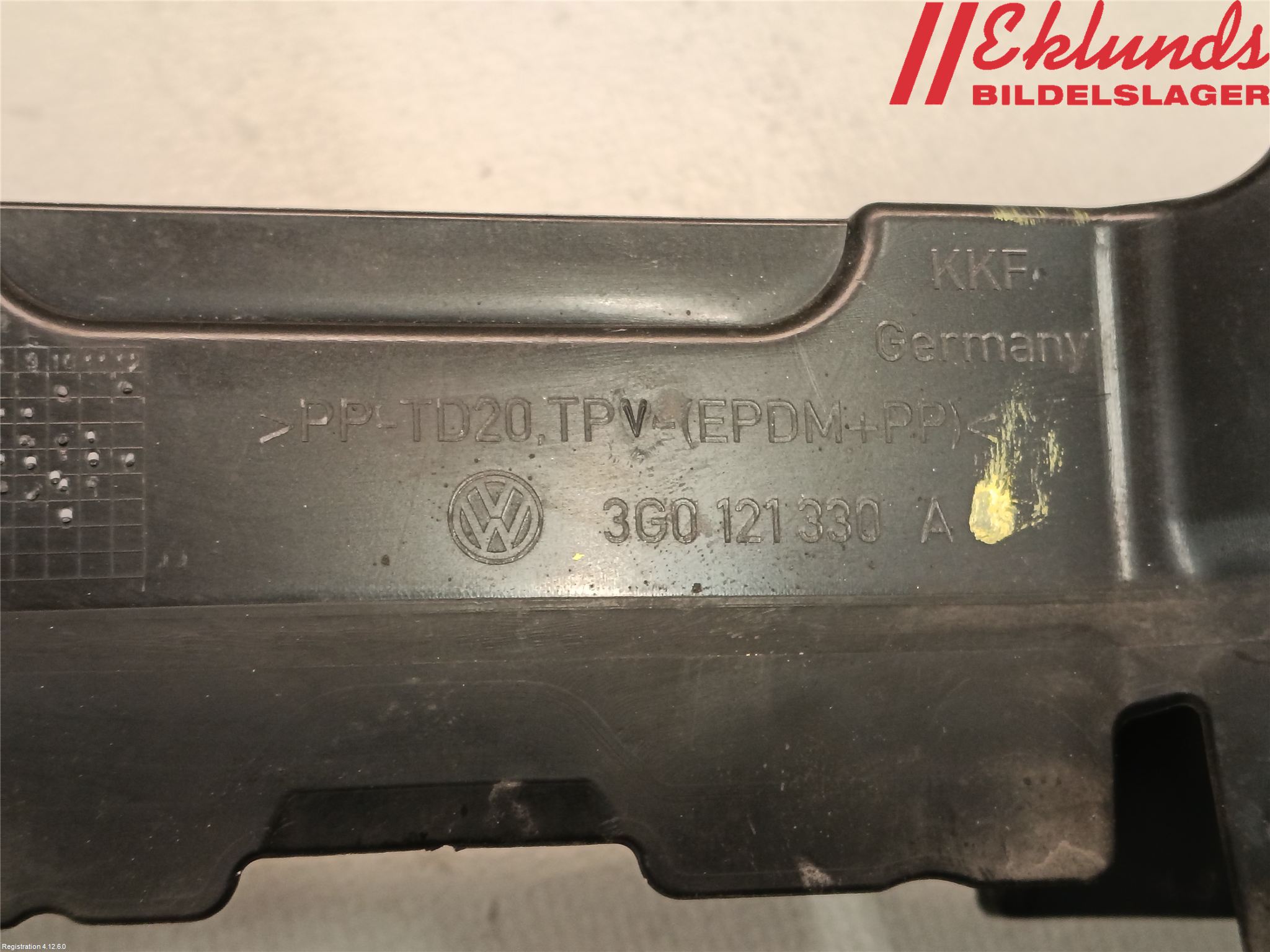 Volkswagen VW PASSAT 15-19 Deflektor Plåt-Plast Kylning