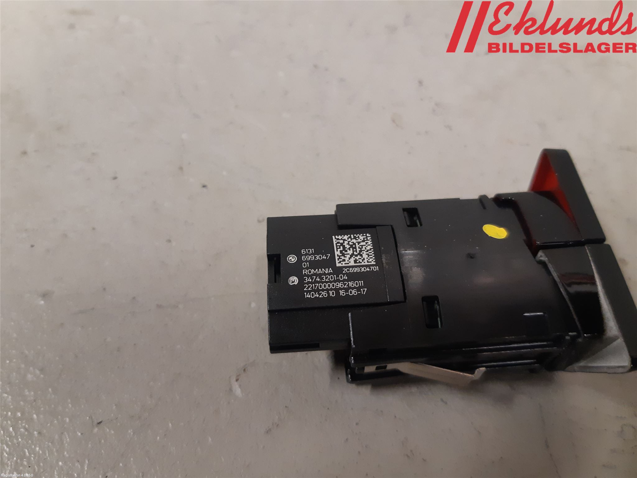 BMW 5 G30/G31/F90 17-23 Strömställare Varnings
