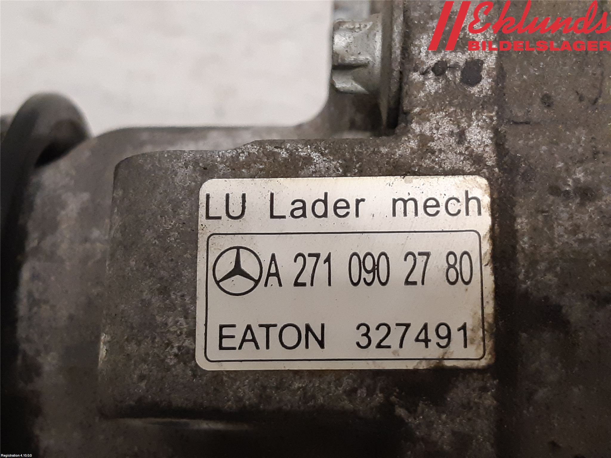 Mercedes-Benz MB C-KLASS (W204) 07-15 Kompressor Remdriven