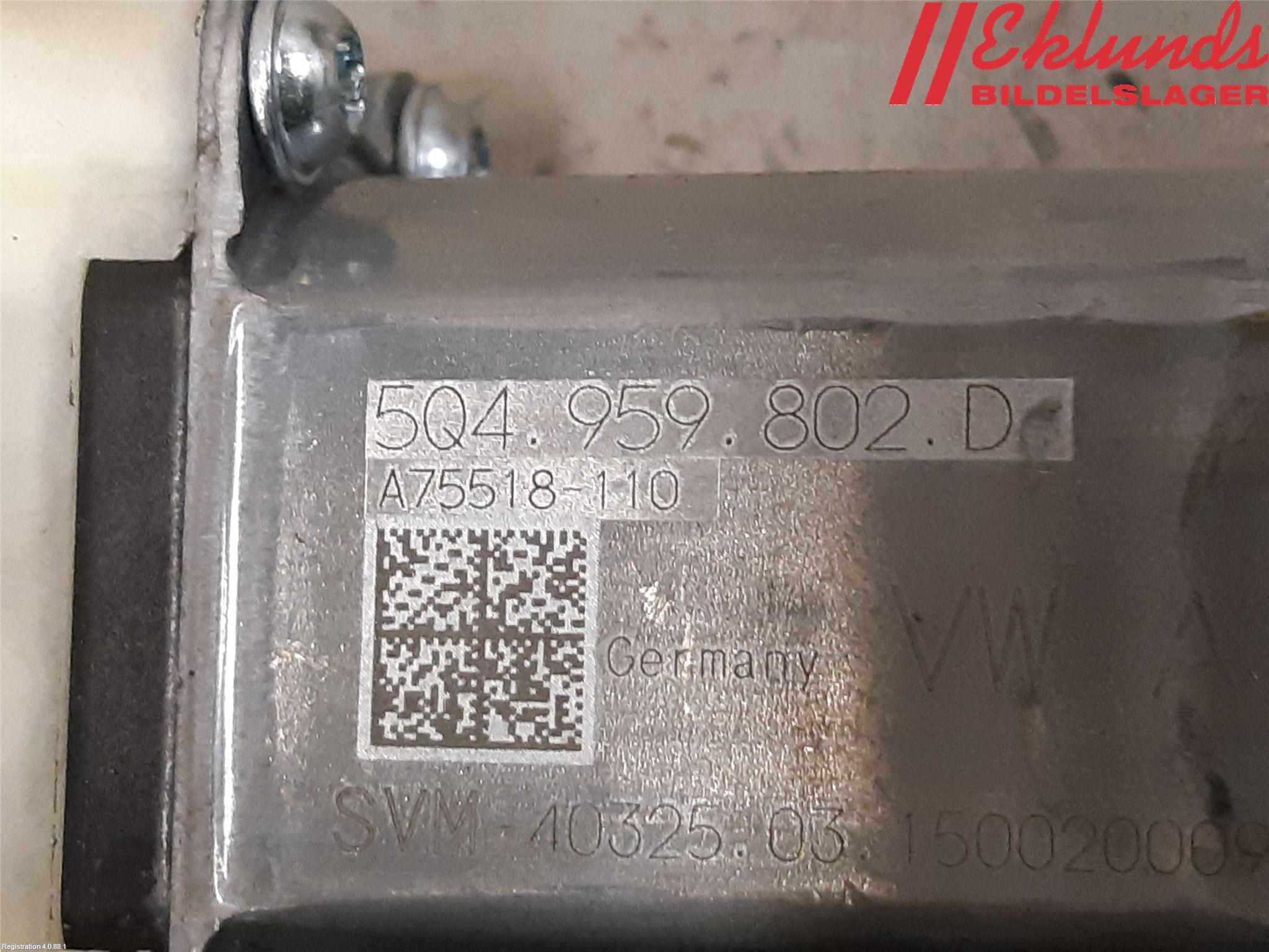 Volkswagen VW PASSAT 15-19 Fönsterhiss El Kompl