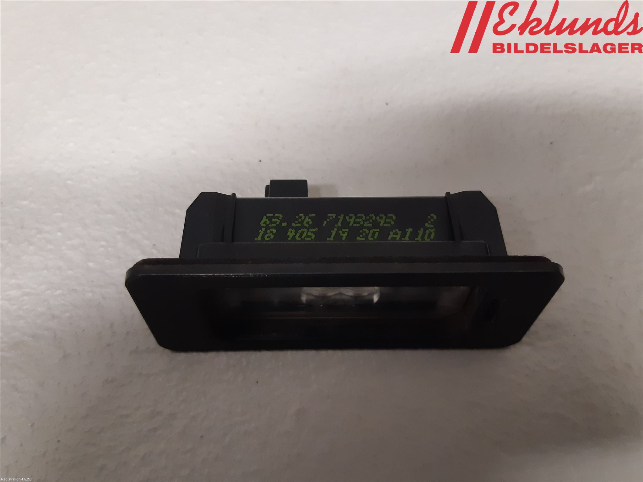 BMW 3 G20/G21/G80/G81 19- Skylt Belysning
