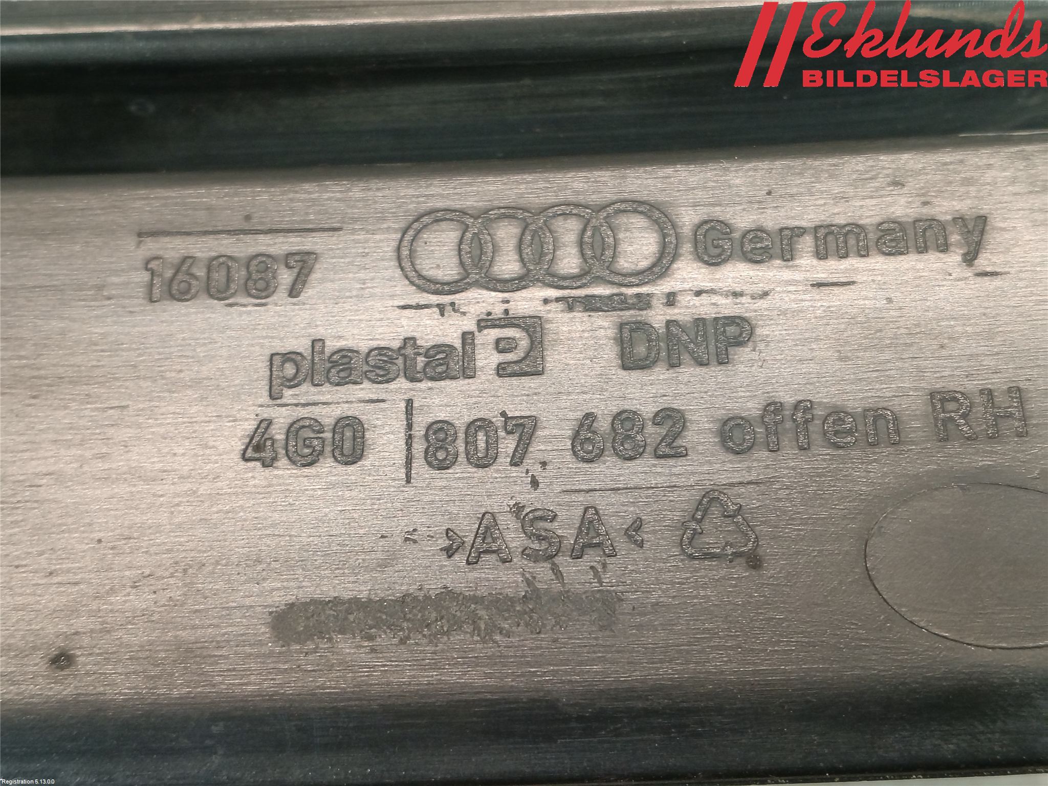 Audi A6/S6 4G 11-18 Dimljussarg Fram