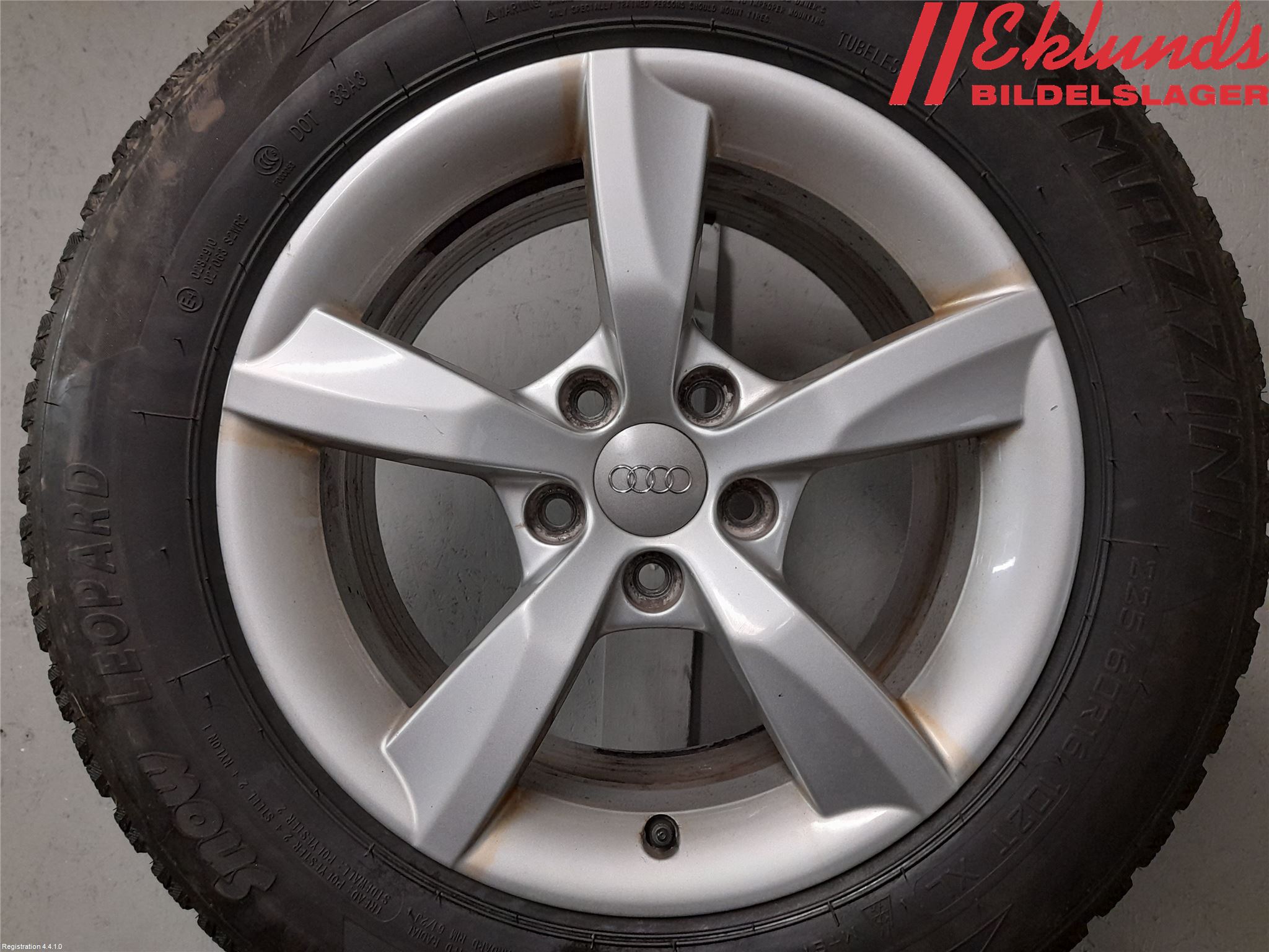 Audi A6/S6 4G 11-18 Vinterdäck Alumfälg 4St