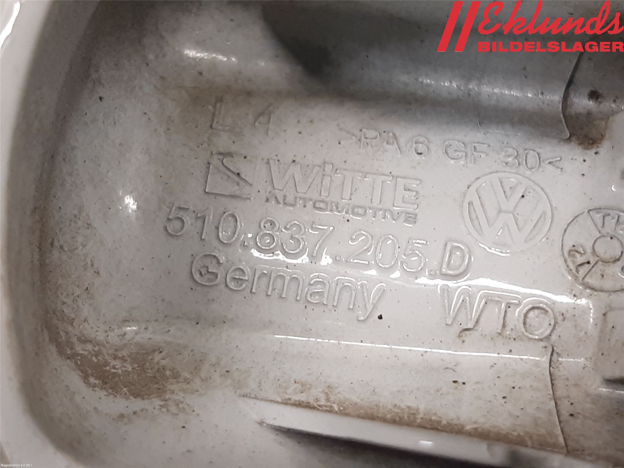 Volkswagen VW PASSAT 15-19 Dörrhandtag Yttre Vä