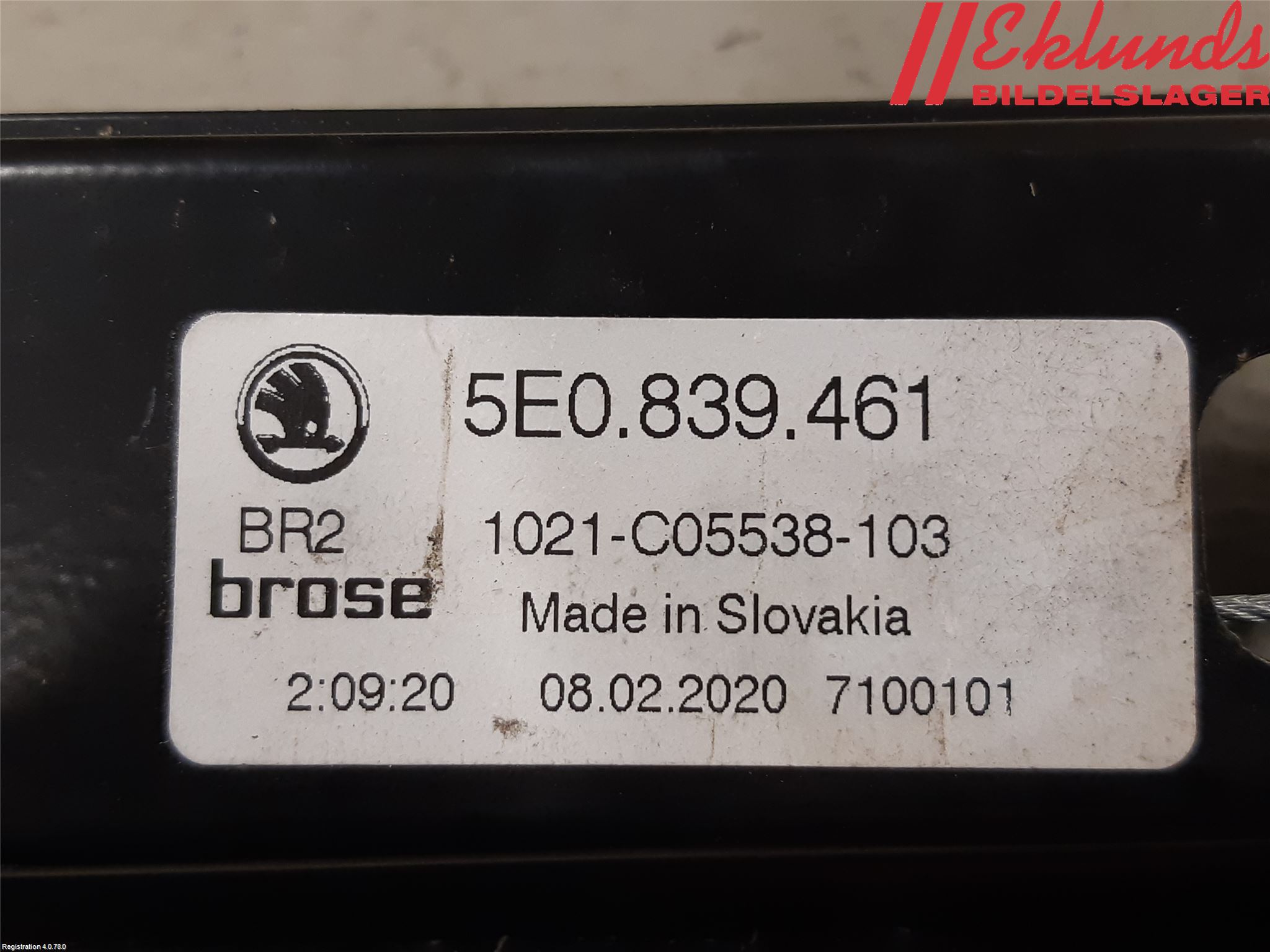 Skoda OCTAVIA (5E) 13-20 Fönsterhiss El Kompl