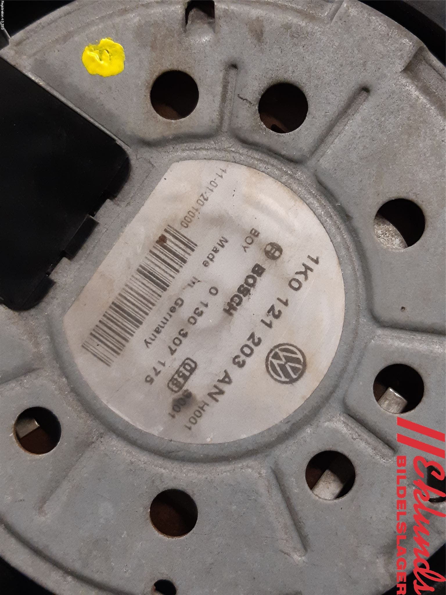 Volkswagen VW GOLF VI 09-13 Kylfläkt El