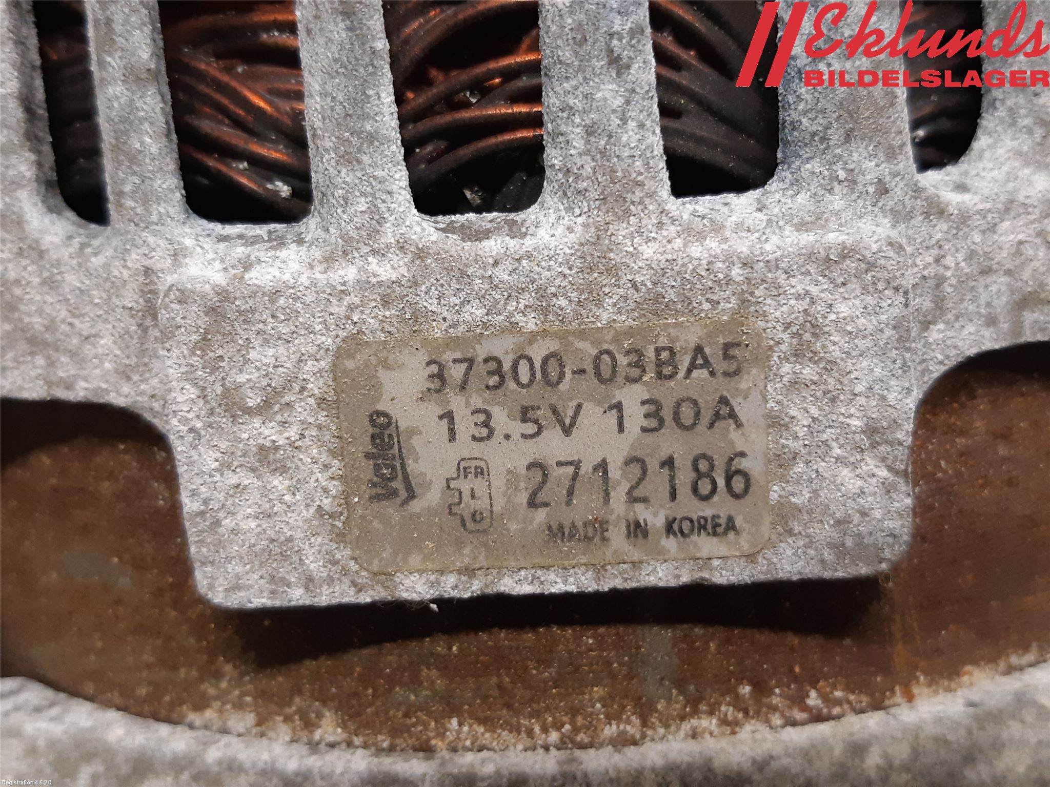 Kia RIO 17- Generator