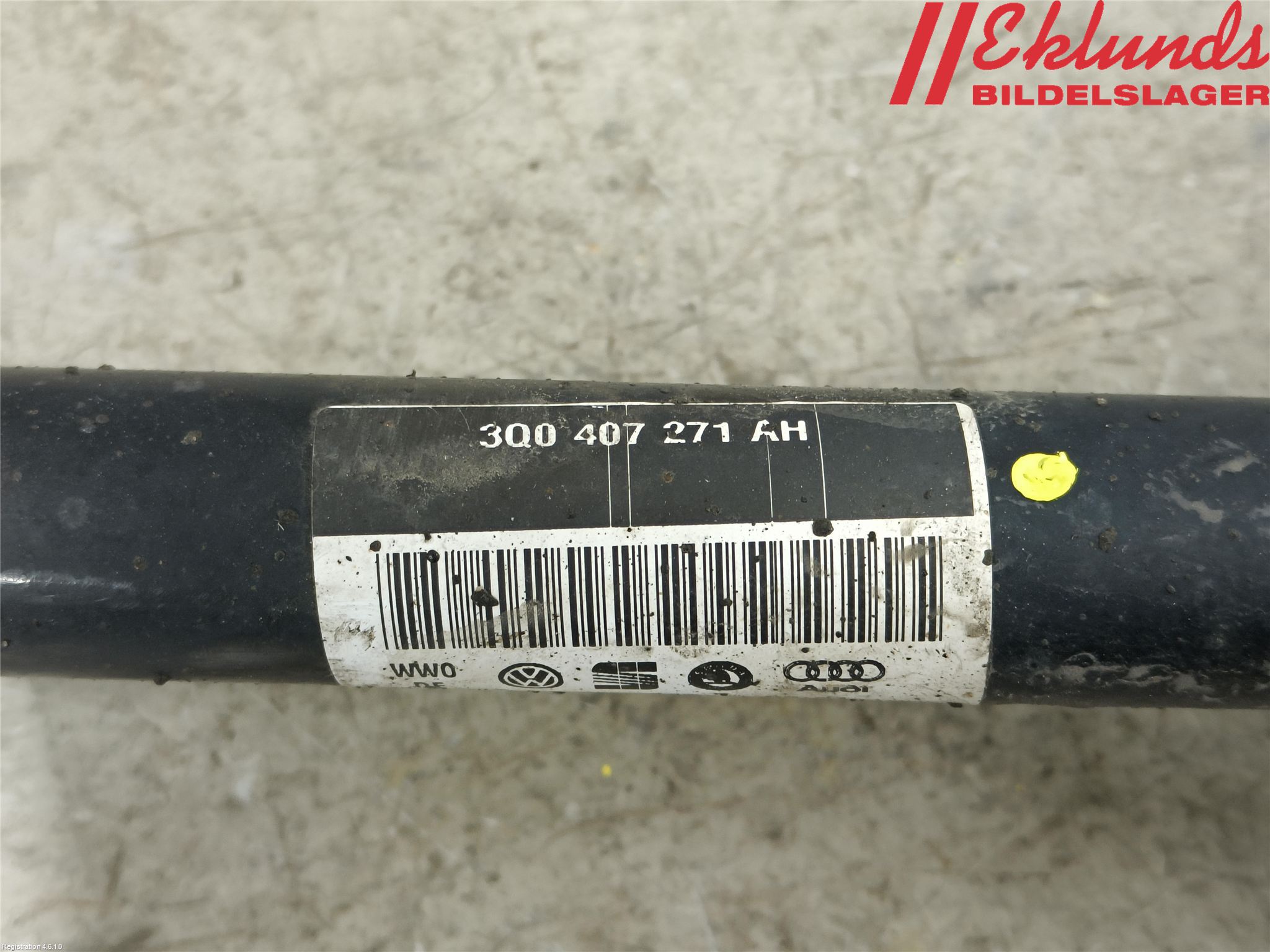 Volkswagen VW PASSAT 20-24 Drivaxel Fram Vänster