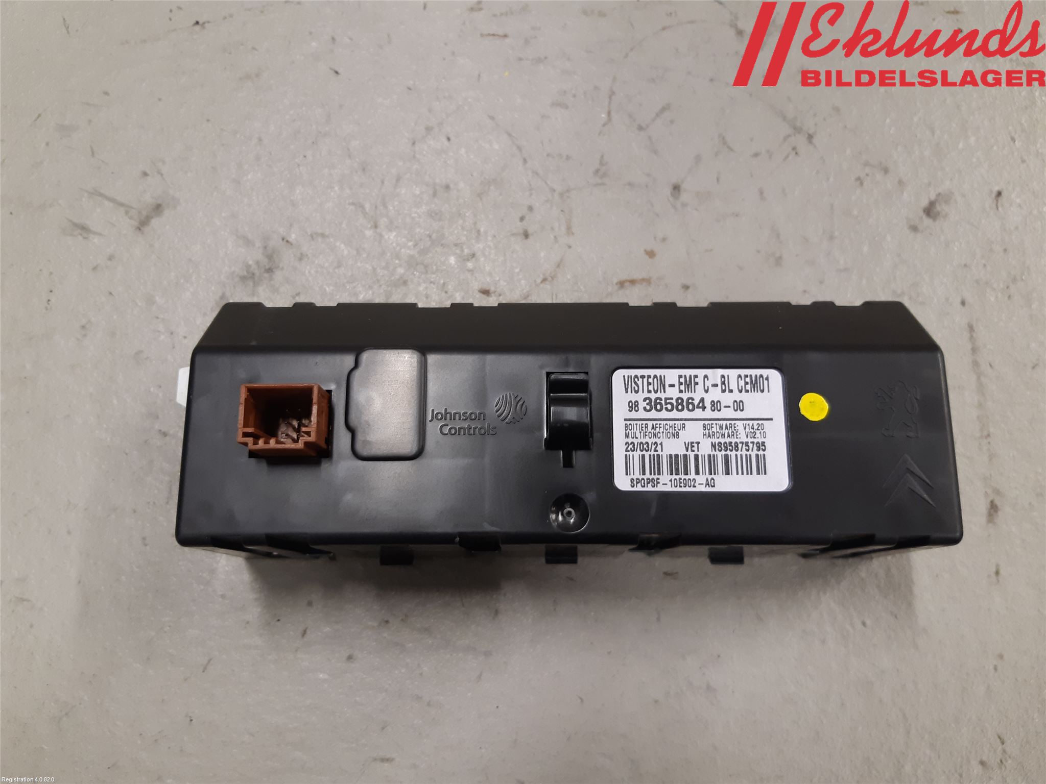 Peugeot EXPERT/E-EXPERT 17- Multifunktionsdisplay